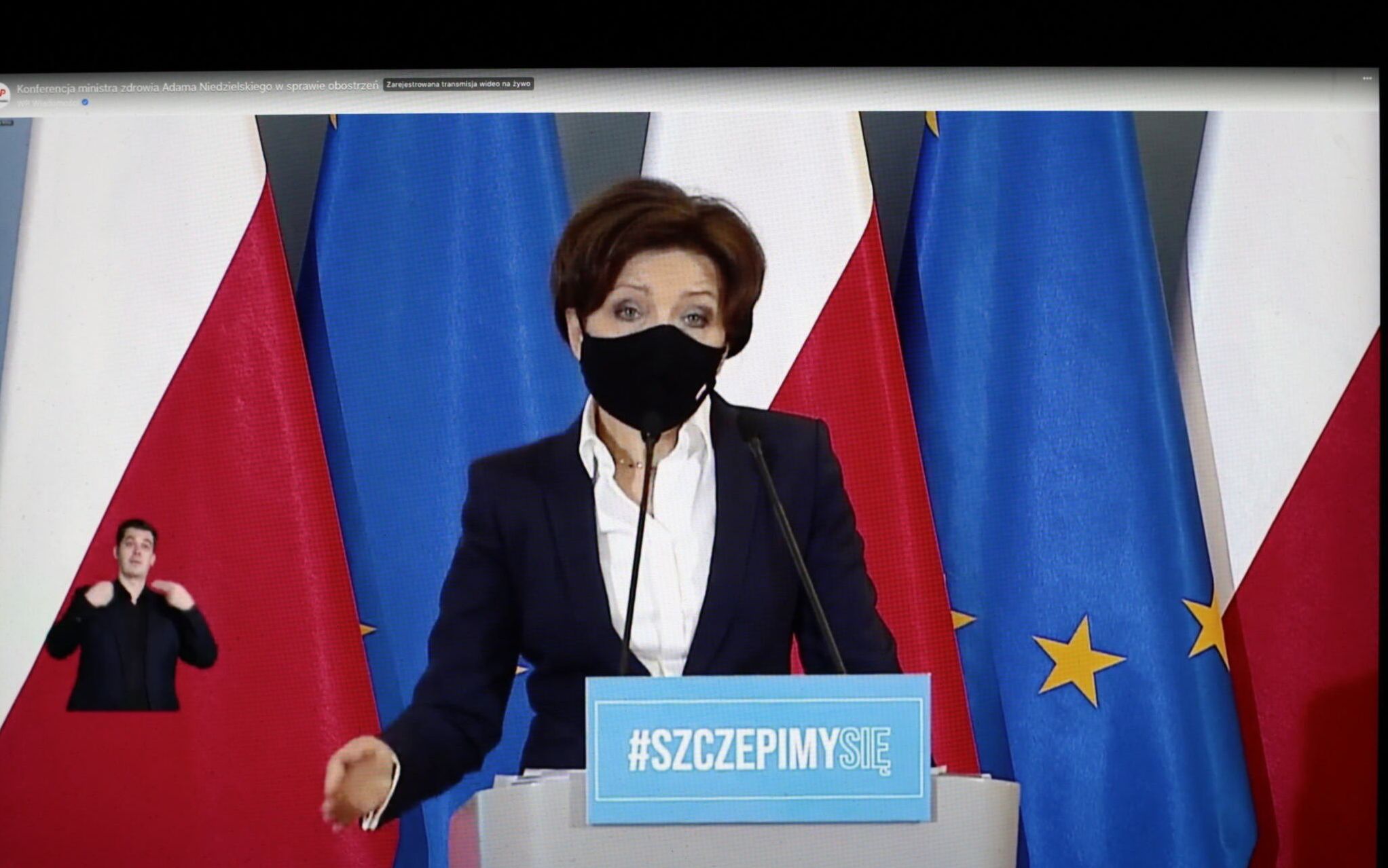 28.01.2021 Warszawa , konferencja ministra zdrowia Adama Niedzielskiego i minister rodziny i polityki spolecznej Marleny Malag na temat zasad bezpieczenstwa epidemicznego .
Fot. Slawomir Kaminski / Agencja Gazeta
