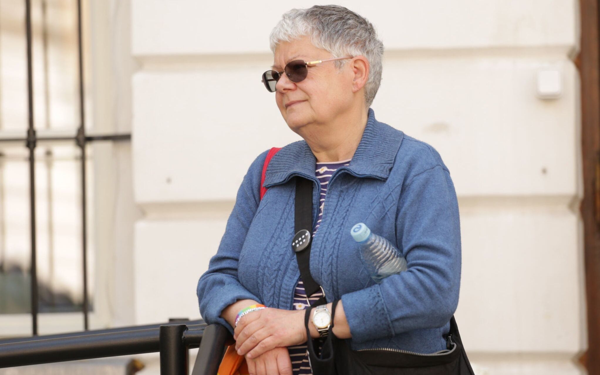 04.06.2021 Warszawa , ulica Dluga 23 / 25 . Biuro Rzecznika Praw Obywatelskich . Katarzyna Augustynek podczas briefingu prasowego przed wyjazdem grupy dzialaczy demokratycznych na '' Tour de Konstytucja ''.
Fot. Adam Stepien / Agencja Gazeta