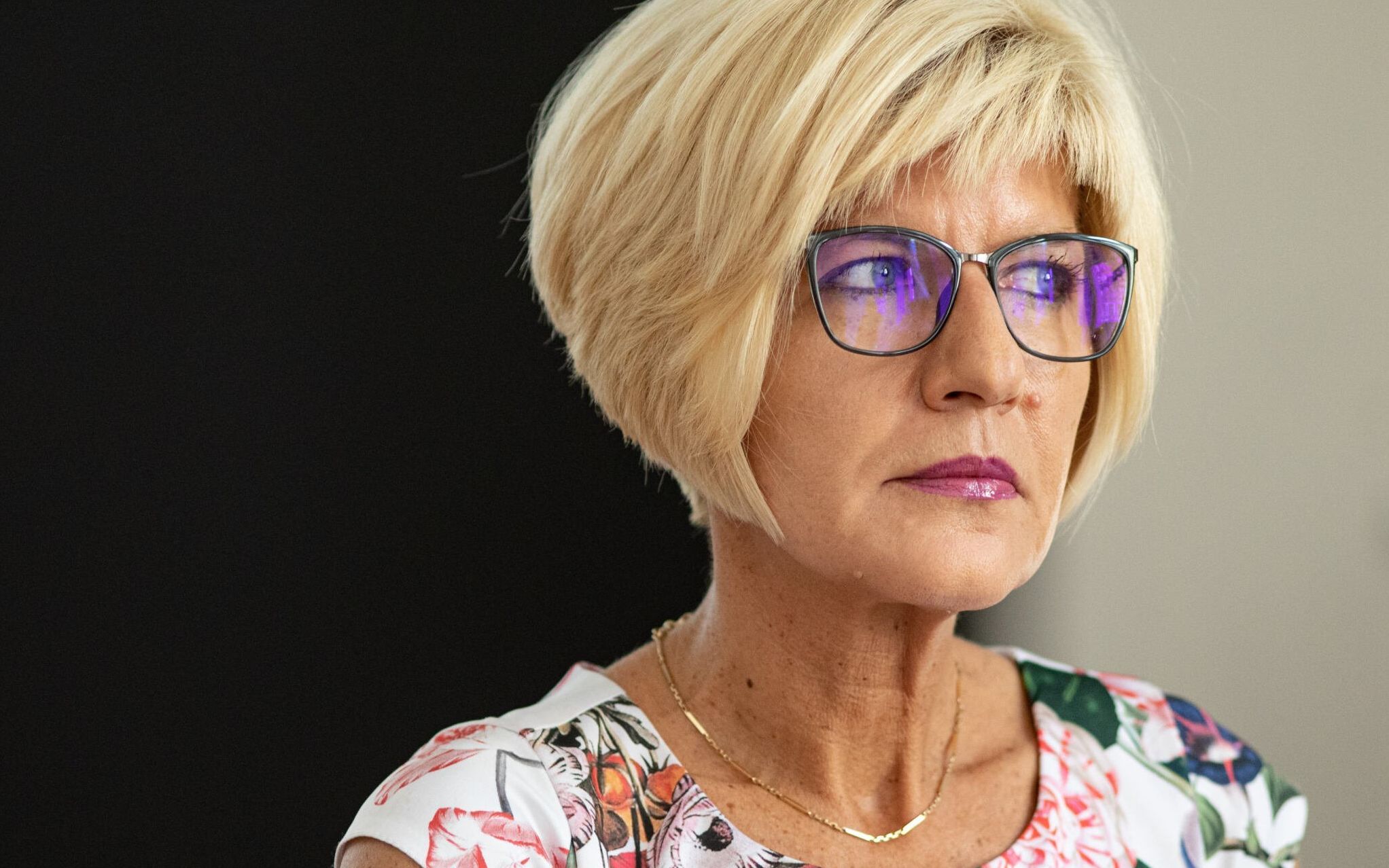 06.08.2019 Warszawa , Pracownia Duzy Pokoj . Katarzyna Kwiatkowska podczas konferencji prasowej ws raportu stowarzyszenia prokuratorow Lex Super Omnia" Krolowie zycia w prokuraturze dobrej zmiany " . 
Fot. Dawid Zuchowicz / Agencja Gazeta