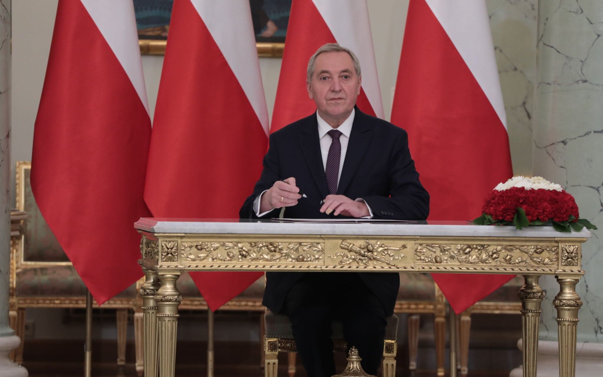 26.10.2021 Warszawa . Palac Prezydencki . Mianowany ministrem rolnictwa i rozwoju wsi Henryk Kowalczyk podczas uroczystosci zmian w skladzie Rady Ministrow .
Fot. Slawomir Kaminski / Agencja Wyborcza.pl