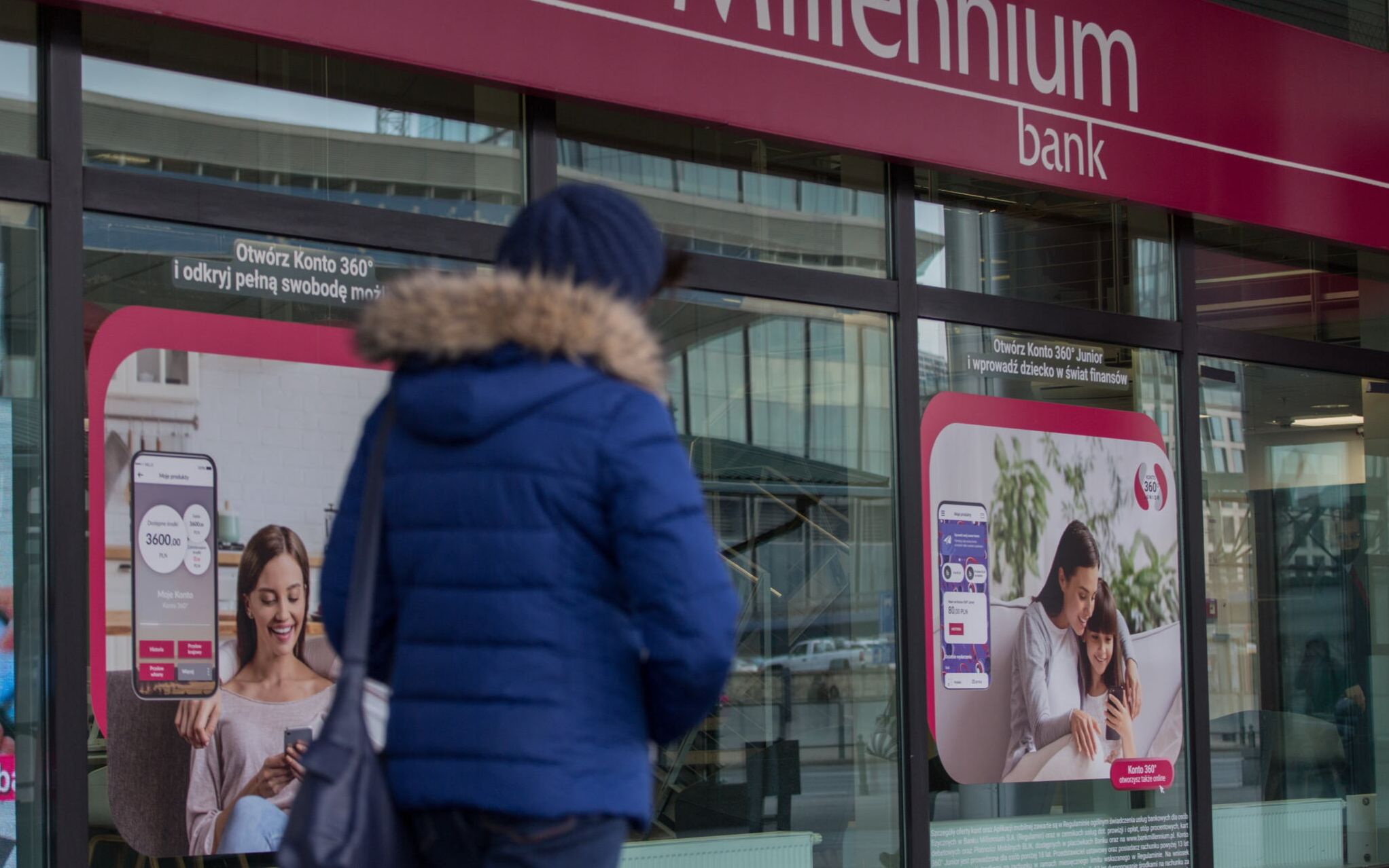 10.01.2022 Warszawa . Bank Millennium . 
Fot. Adam Stepien / Agencja Wyborcza.pl