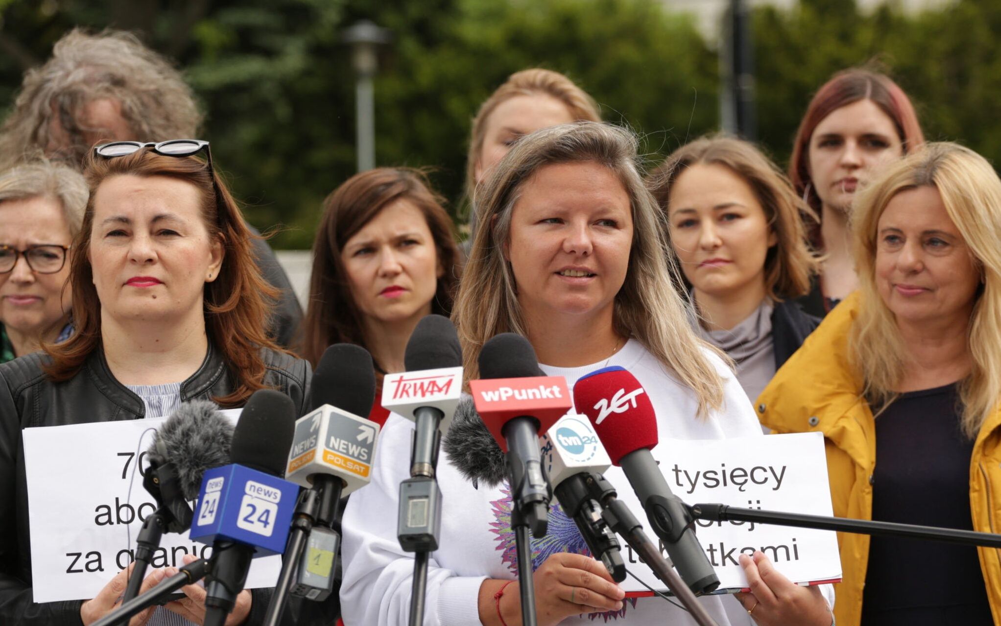 26.05.2021 Warszawa , ul. Wiejska . Konferencja prasowa Komitetu " Legalna Aborcja Bez Kompromisow ".
Fot. Adam Stepien / Agencja Wyborcza.pl