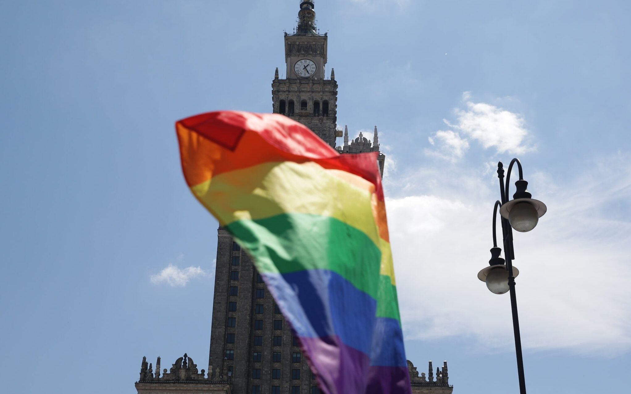 25.06.2022 Warszawa . Parada Rownosci : Warsaw &amp; Kyiv Pride Marching For Peace 2022 . 

Fot. Dawid Zuchowicz / Agencja Wyborcza.pl