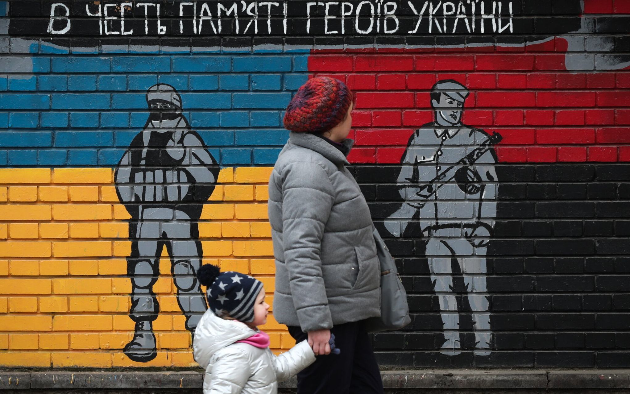 07.03.2022 Ukraina , Lwow . Miasto podczas rosyjskiej agresji .

Fot. Jakub Wlodek / Agencja Wyborcza.pl