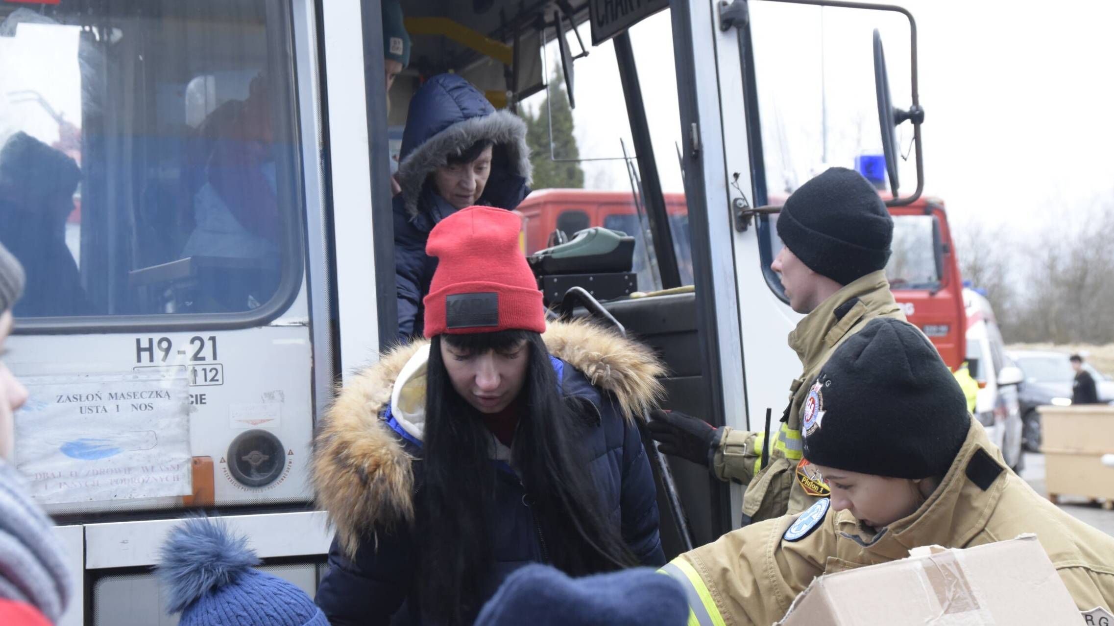 Autobusy podjeżdżające pod Halę Kijowską, fot. Anna Mikulska