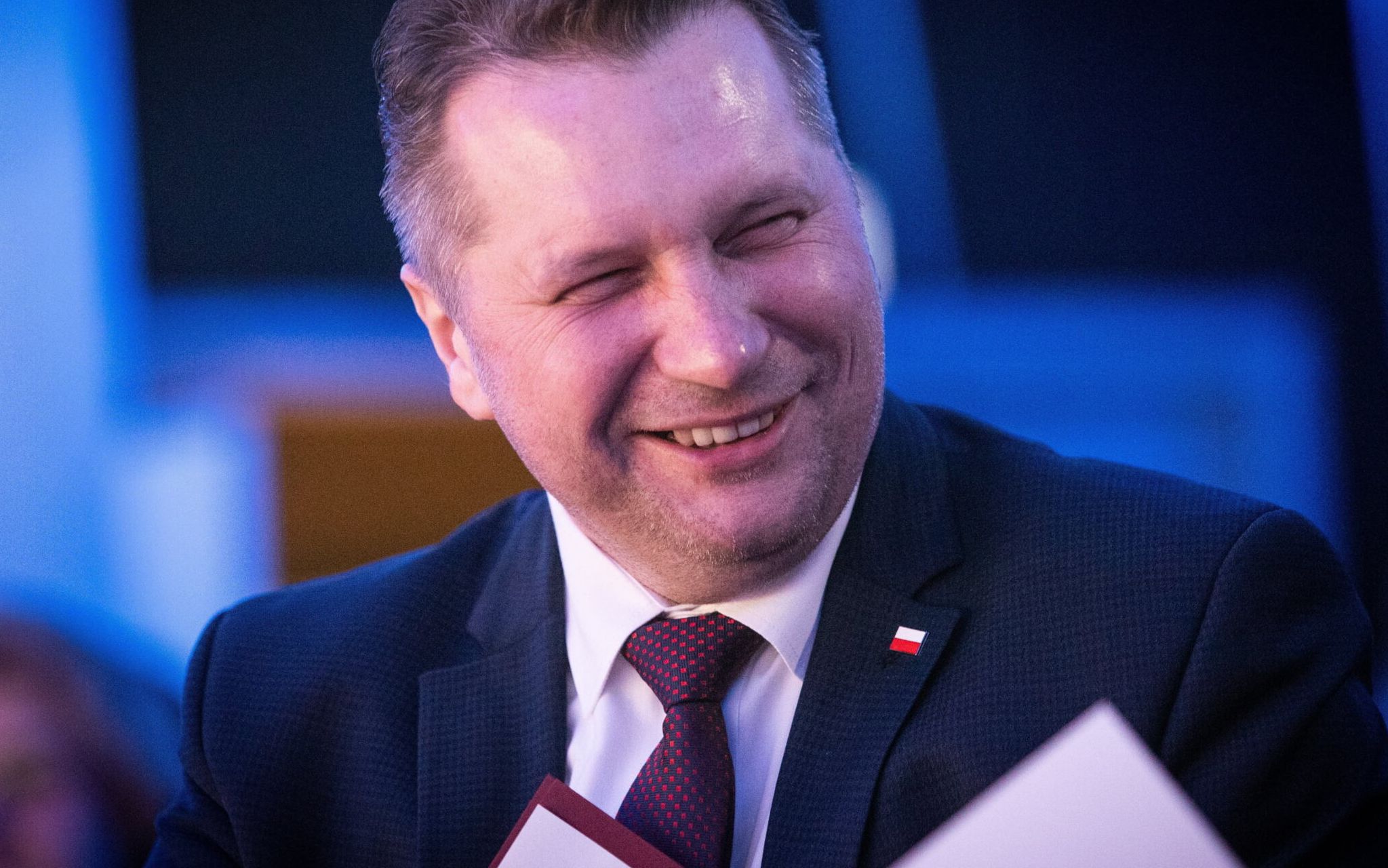06.04.2022 Lublin , Lubelskie Centrum Konferencyjne . Minister Edukacji i Nauki Przemyslaw Czarnek ( PiS ) podczas IX Ogolnopolskiej Konferencji Samorzadu i Oswiaty Edukacja Przyszlosci 2022 .
Fot. Jakub Orzechowski / Agencja Wyborcza.pl