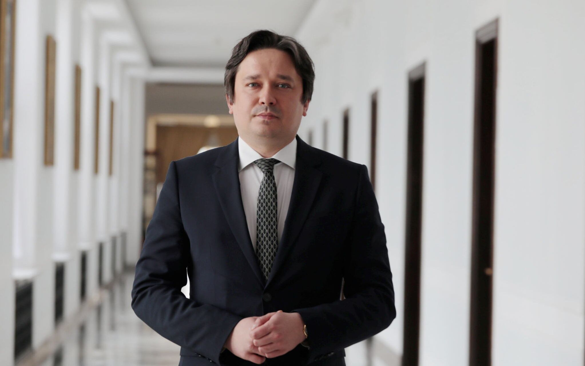 27.05.2021 Warszawa . Sejm . Wspolny kandydat opozycji parlamentarnej na urzad Rzecznika Praw Obywatelskich Marcin Wiacek .
Fot. Slawomir Kaminski / Agencja Gazeta
