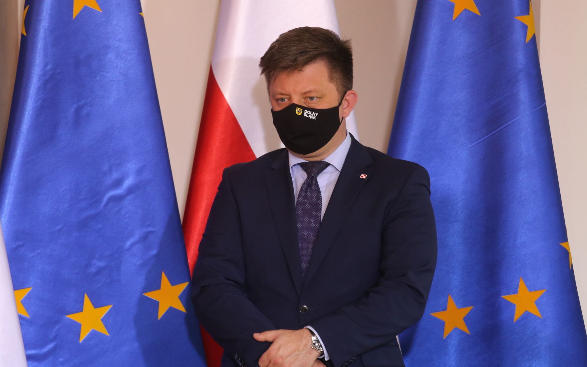 24.05.2021 Wroclaw . Urzad Wojewodzki . Michal Dworczyk  podczas konferencji prasowej premiera Mateusza Morawieckiego .
Fot. Krzysztof Cwik / Agencja Gazeta