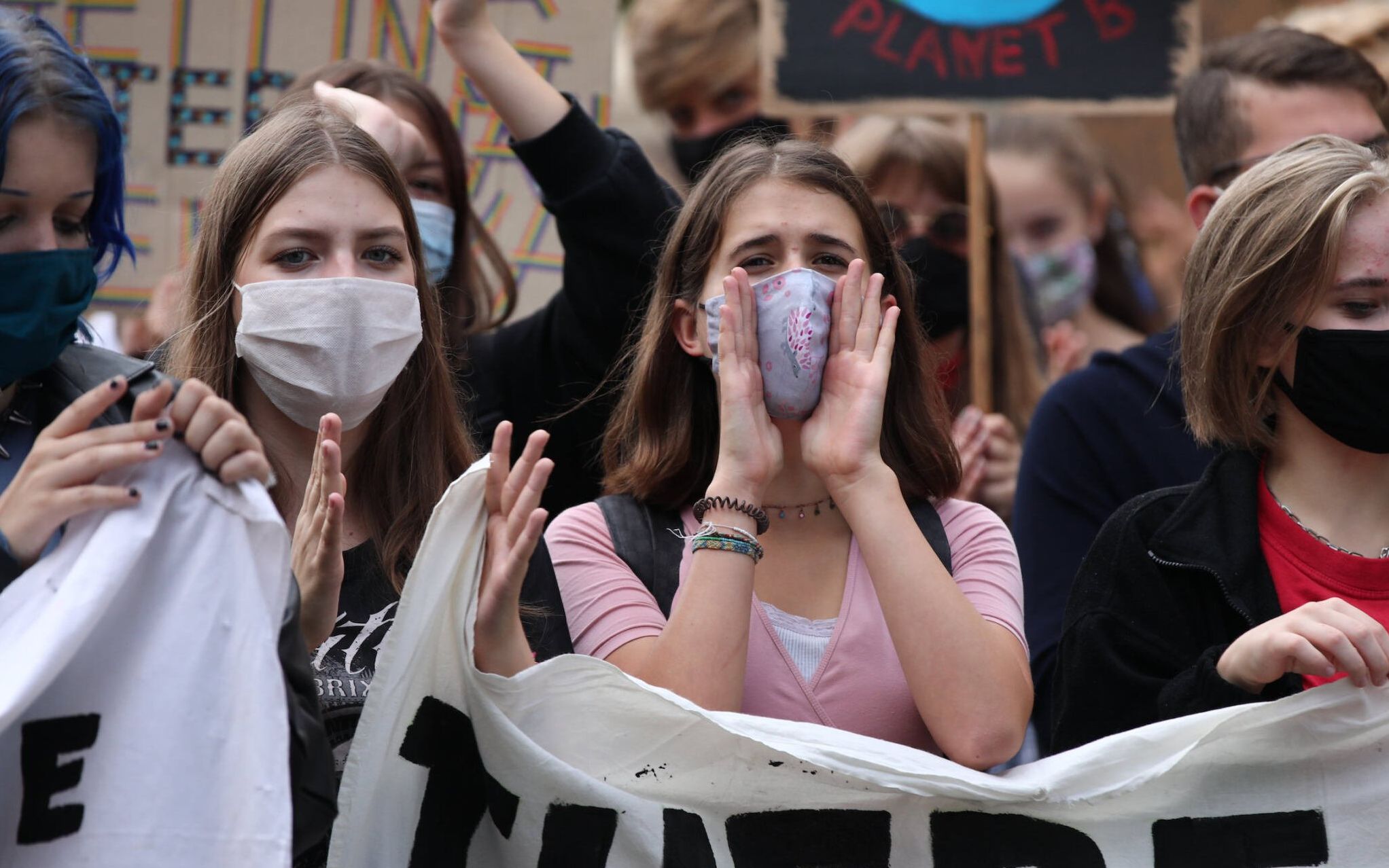 25.09.2020 Krakow . Mlodziezowy Strajk Klimatyczny .
Fot. Jakub Wlodek / Agencja Gazeta