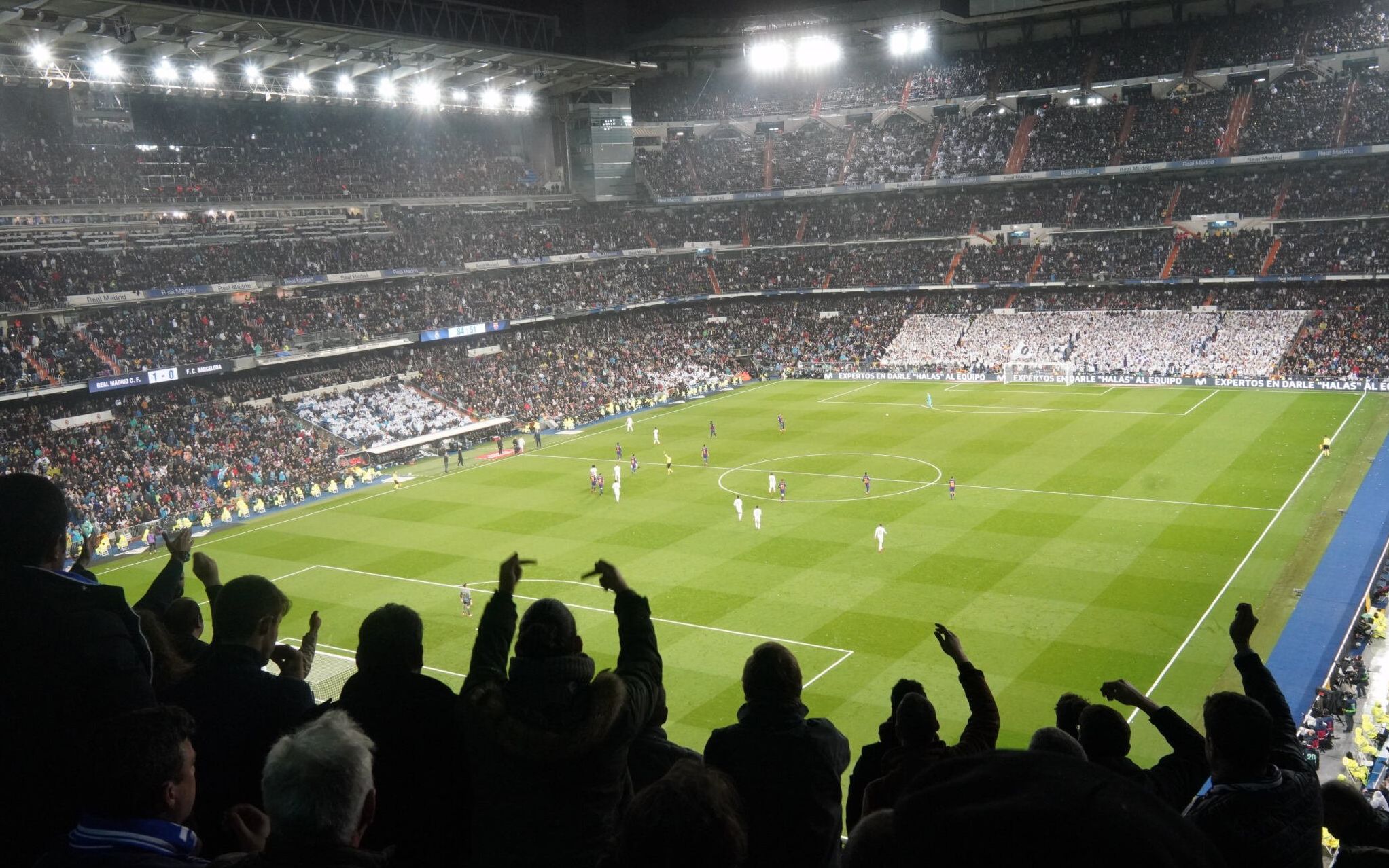 01.03.2020 Madryt , Av. de Concha Espina, 1. Estadio Santiago Bernabeu . Mecz La Liga Real Madryt - FC Barcelona (2:0). Fot . Maciek Skowronek / Agencja Gazeta