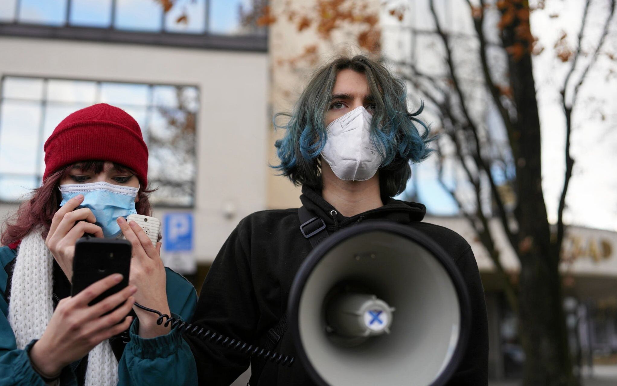 05.11.2021 Czestochowa, ulica Waszyngtona. Mlodziezowy Strajk Klimatyczny . Fot . Grzegorz Skowronek / Agencja Wyborcza.pl