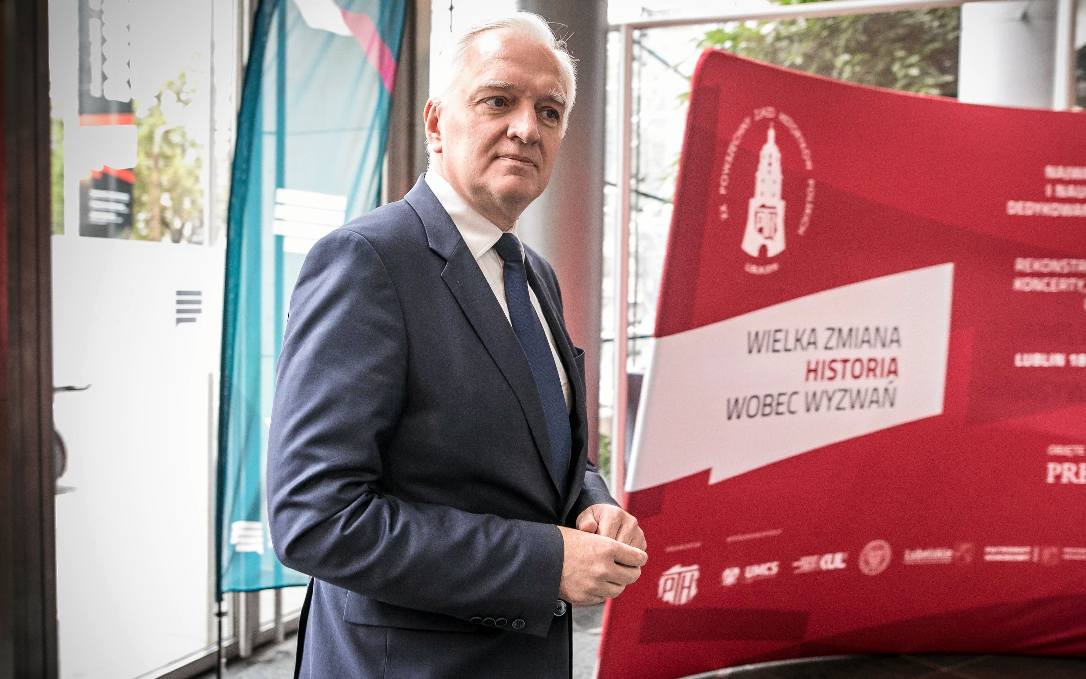 18.09.2019 Lublin , Centrum Spotkania Kultur . Minister nauki i szkolnictwa wyzszego Jaroslaw Gowin podczas pierwszego dnia XX Powszechnego Zjazdu Historykow Polskich .
Fot. Jakub Orzechowski / Agencja Gazeta