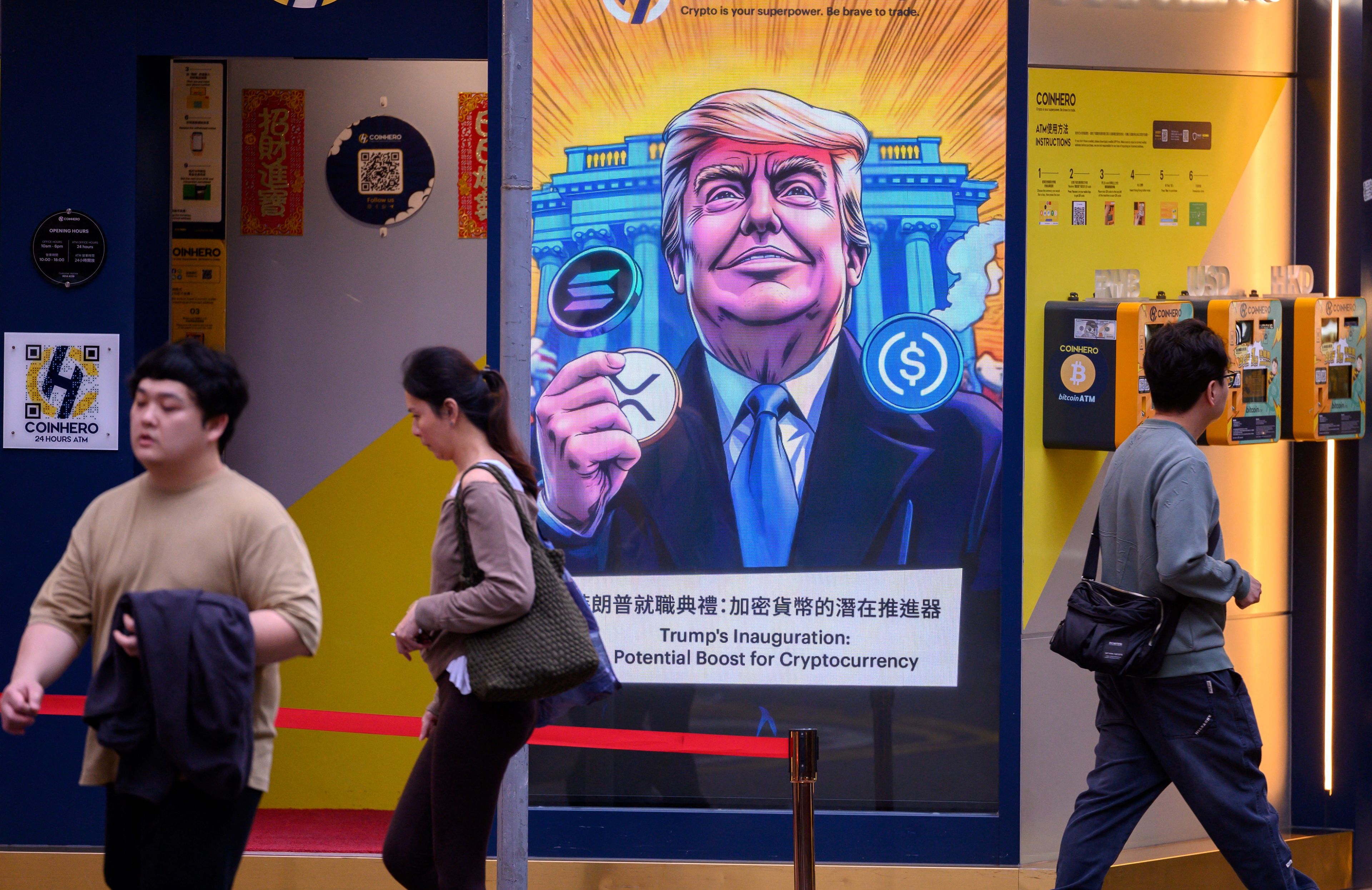 HONG KONG-CHINA-US-CRYPTOCURRENCY-POLITICS