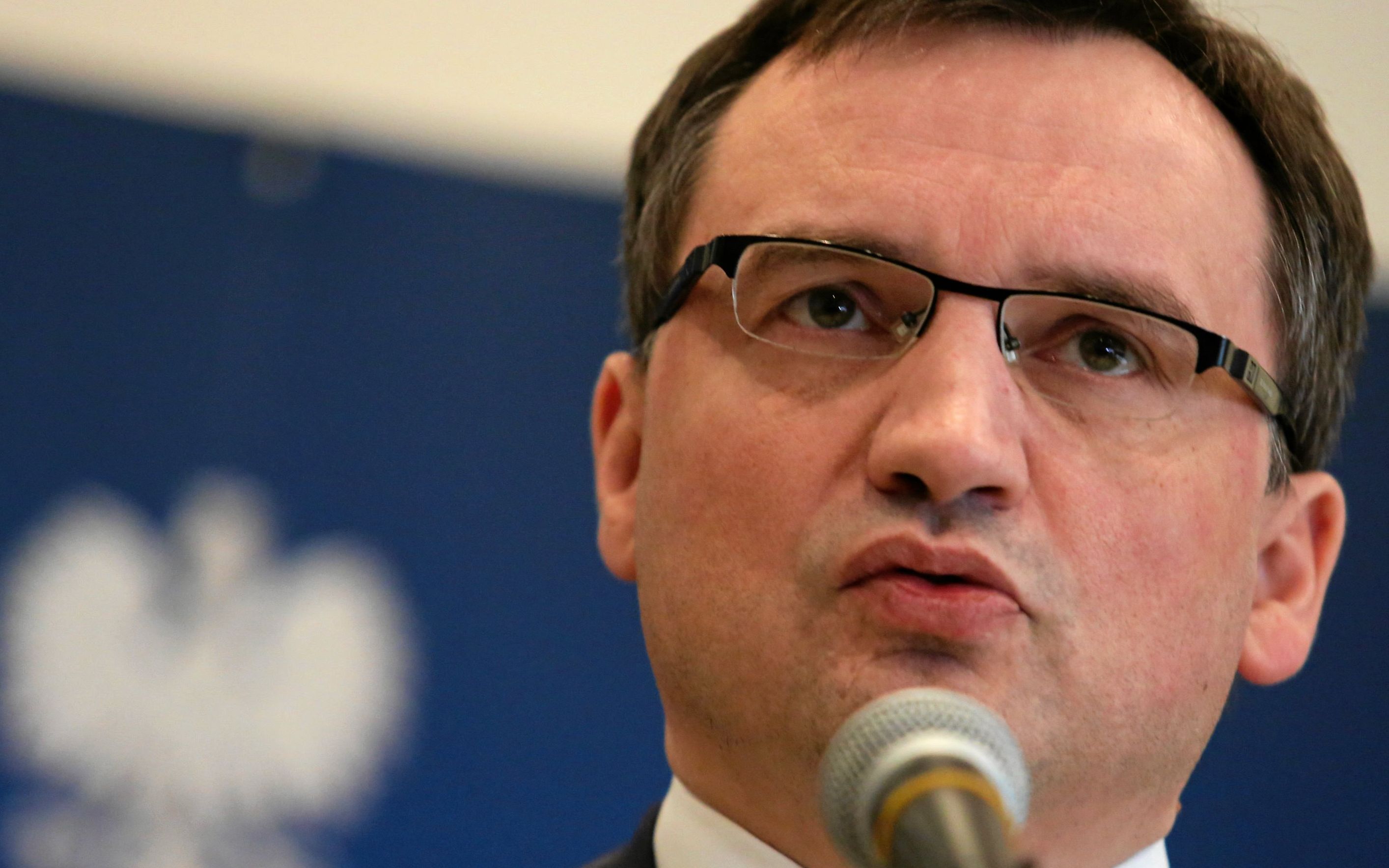 14.03.2018 Krakow , Prokuratura Okregowa . Prokurator Generalny Zbigniew Ziobro podczas konferencji prasowej w sprawie zabojstwa Piotra i Alicji Jaroszewiczow . Fot. Jakub Porzycki / Agencja Gazeta