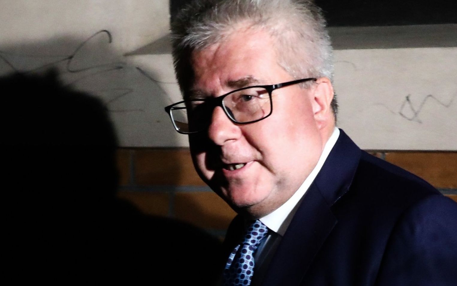 18.09.2020 Krakow , ulica Retoryka . Ryszard Czarnecki . Politycy PiS wychodza z siedziby partii po spotkaniu . Fot. Jakub Porzycki / Agencja Gazeta