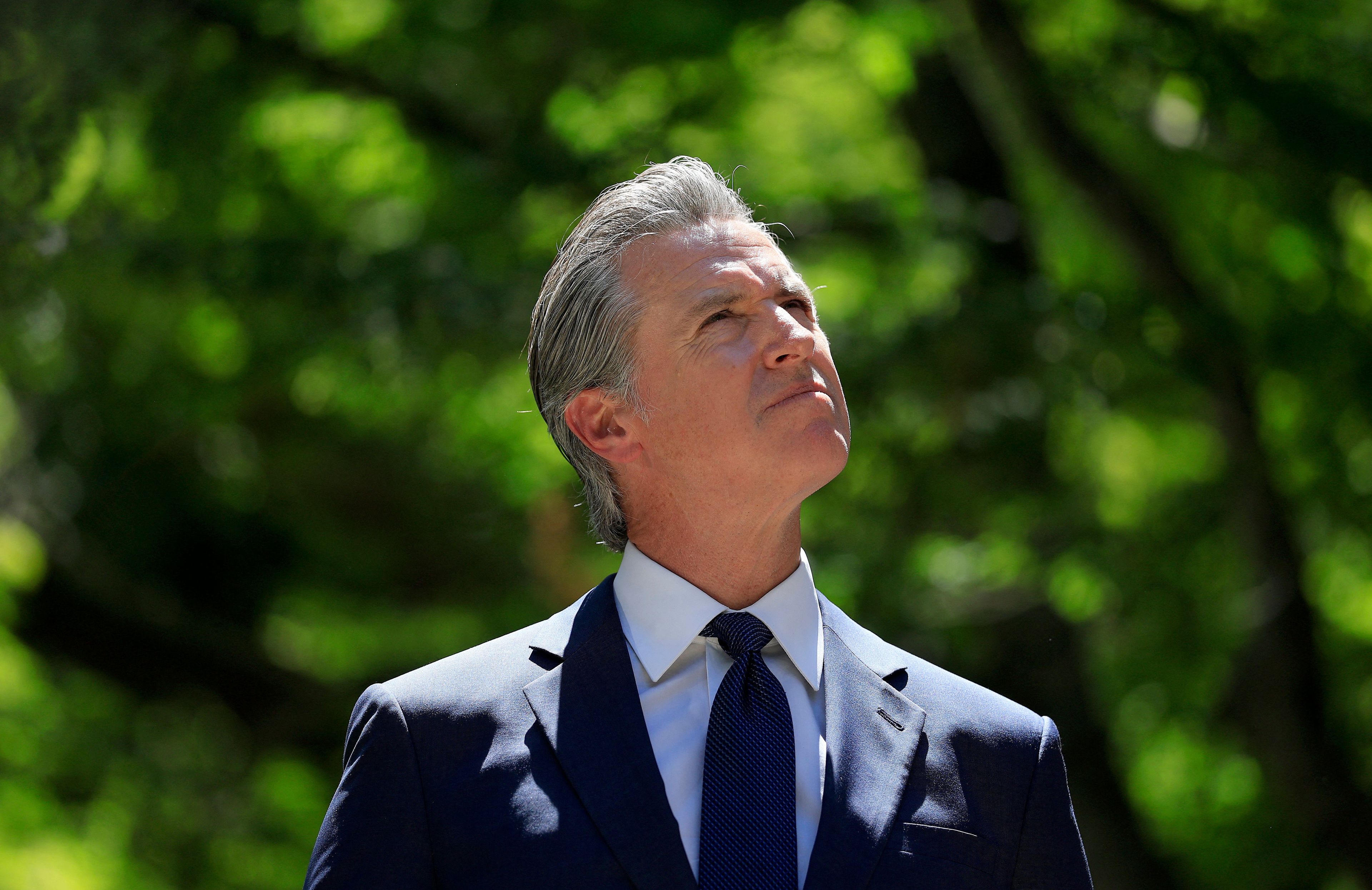 California Gov. Newsom Discusses Texas' Redistricting Plan