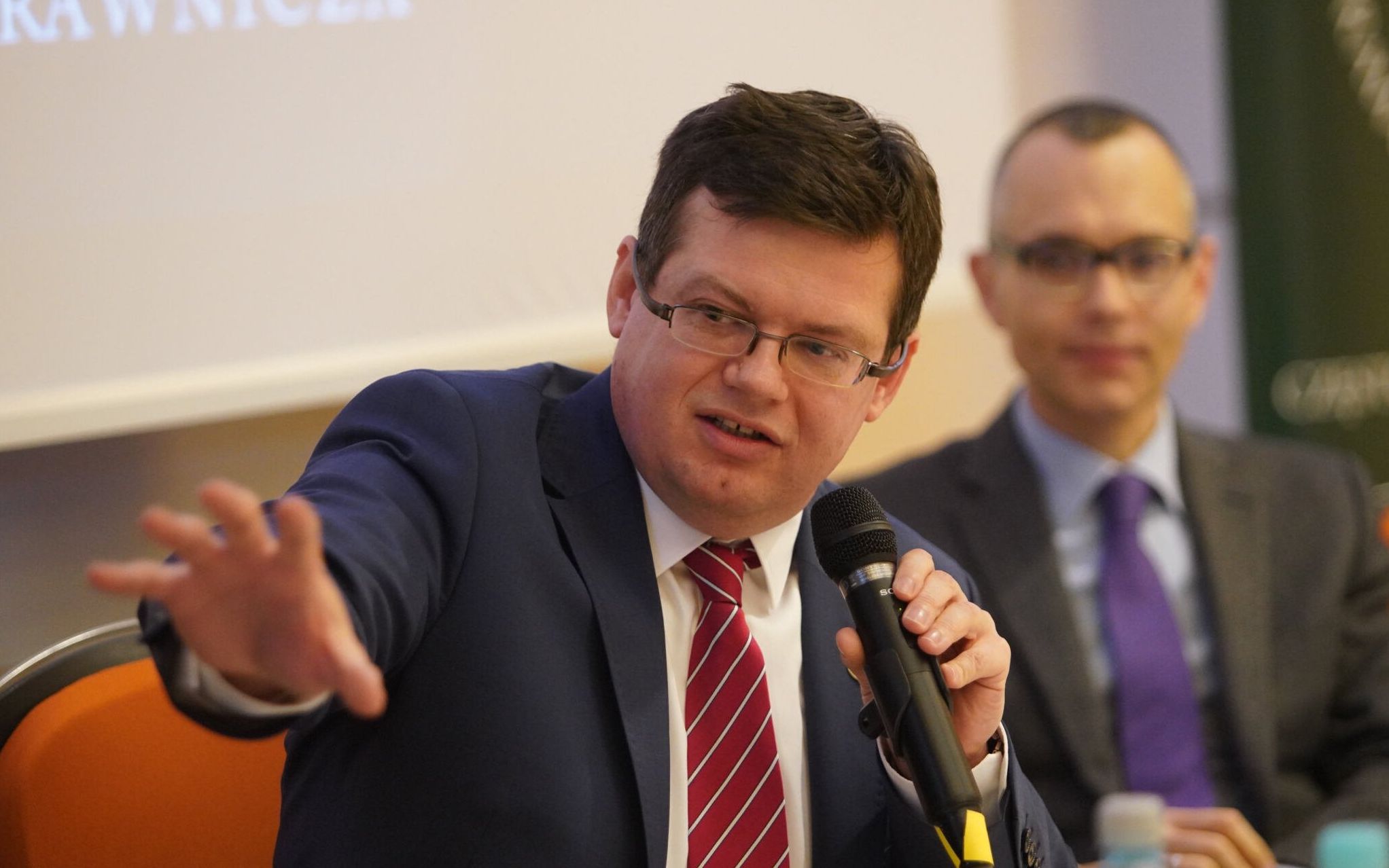 06.03.2020 Czestochowa , ulica Zbierskiego . Uniwersytet im. Jana Dlugosza . Sedzia Krystian Markiewicz . II Czestochowska Konferencja Prawnicza zorganizowana przez Okregowa Rade Adwokacka w Czestochowie i Iustitia Oddzial Slaski . Fot . Grzegorz Skowronek / Agencja Gazeta