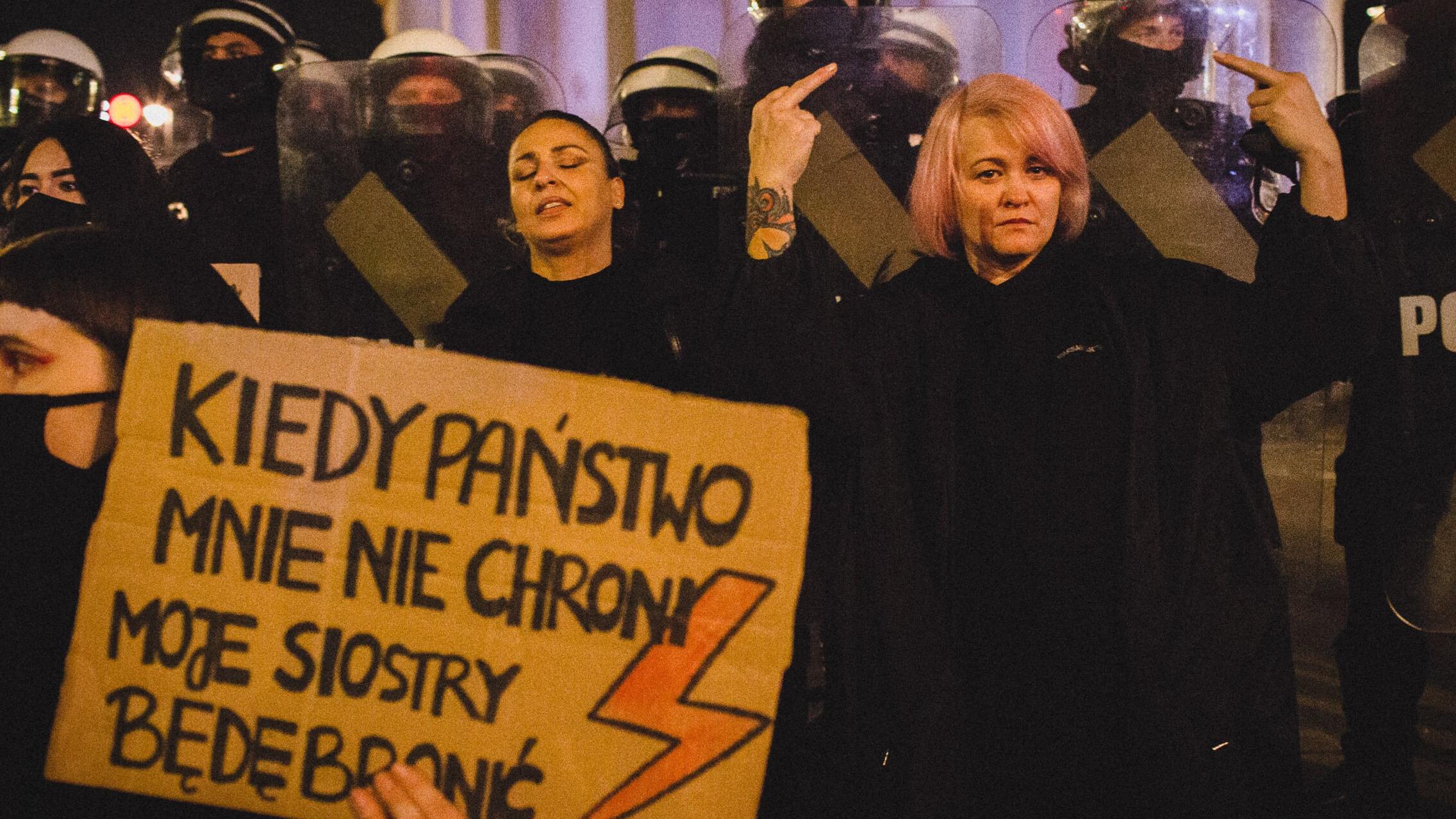 Warszawa, protest 26.10.2020