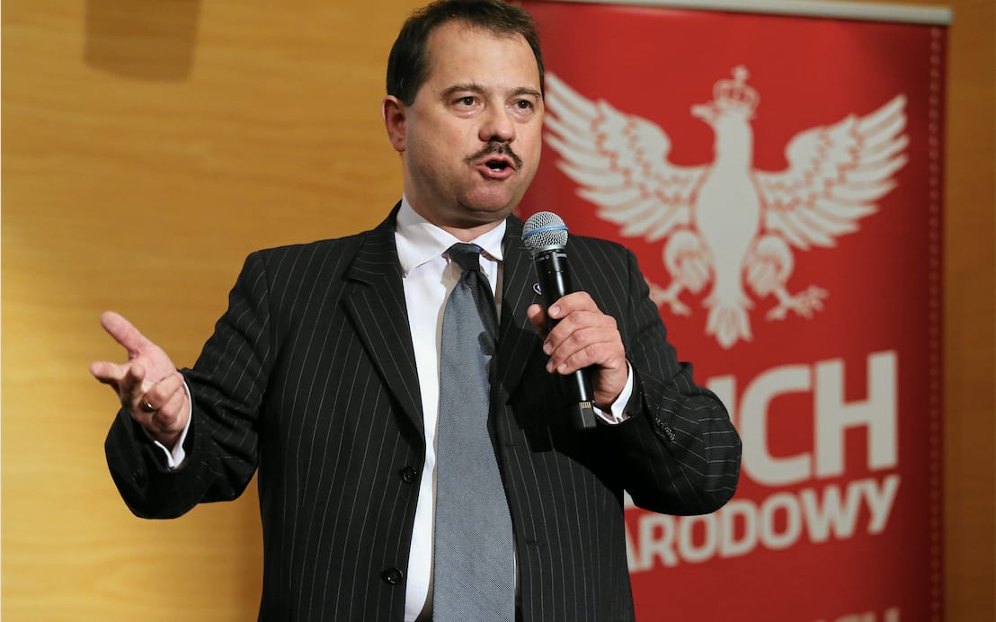 Grafika do artykułu Magisterka o antysemicie i biała gorączka Kukiza, czyli wszystkie upadki Artura Zawiszy