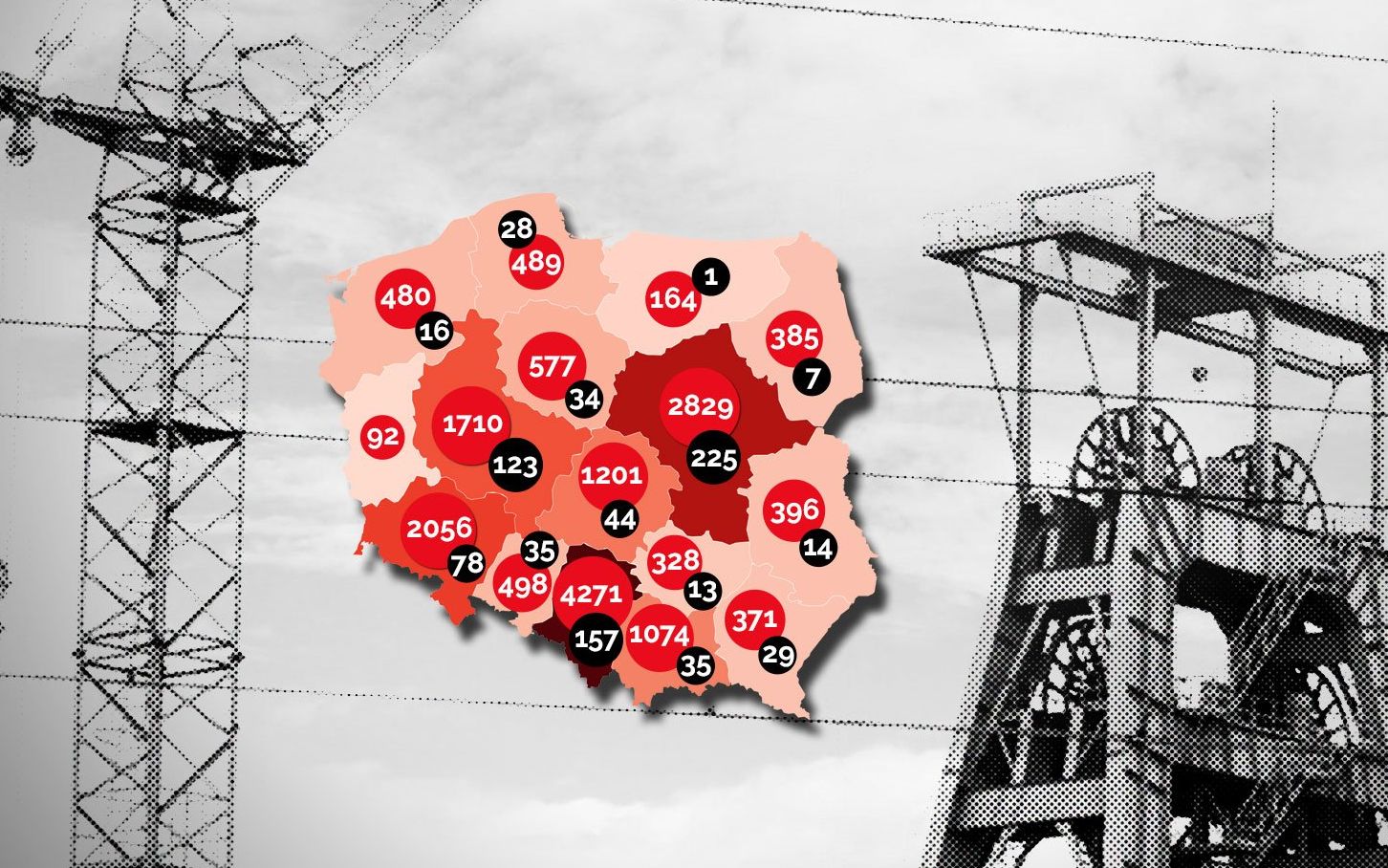 Grafika do artykułu Rekord zakażeń w Polsce. 83 proc. na Śląsku. WHO o nowym leku [RAPORT]