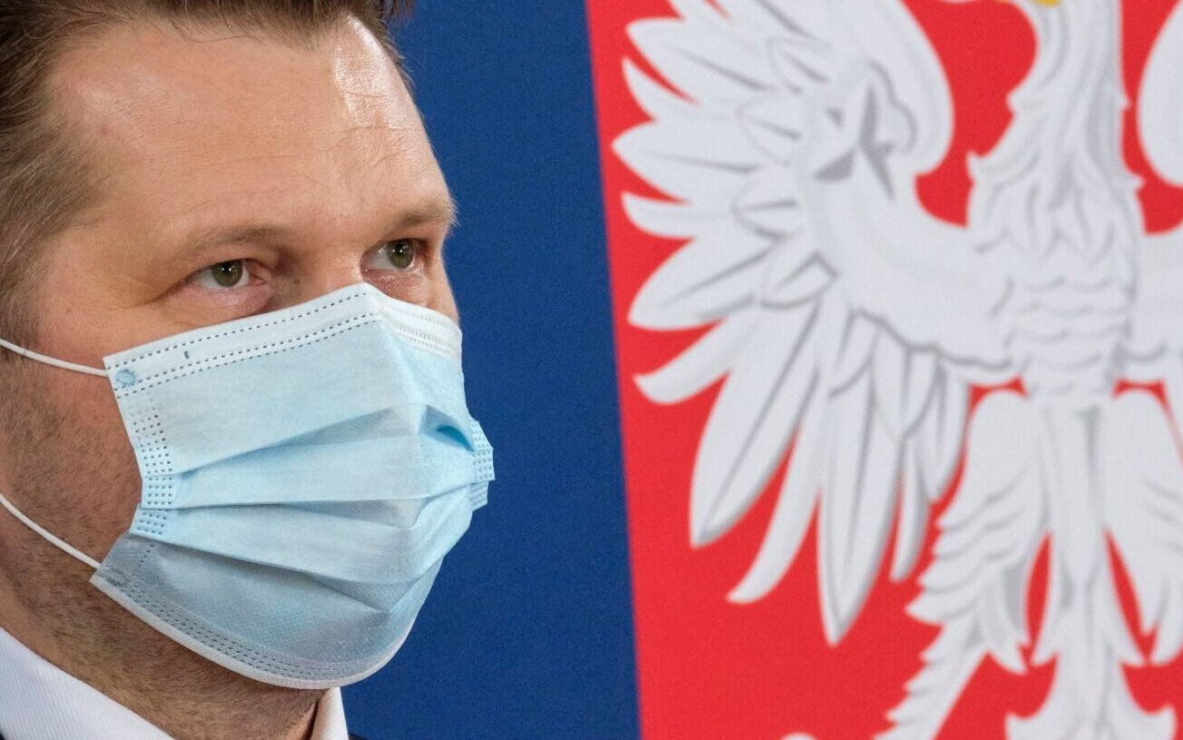 14.05.2021 Rzeszow , Podkarpacki Urzad Wojewodzki . Minister Edukacji i Nauki Przemyslaw Czarnek . Wreczenie czekow dla Politechniki Rzeszowskiej i Uniwersytetu Rzeszowskiego na realizacje projektow w ramach finansowania inwestycji zwiazanych z dzialalnoscia naukowa .
Fot. Patryk Ogorzalek / Agencja Gazeta
