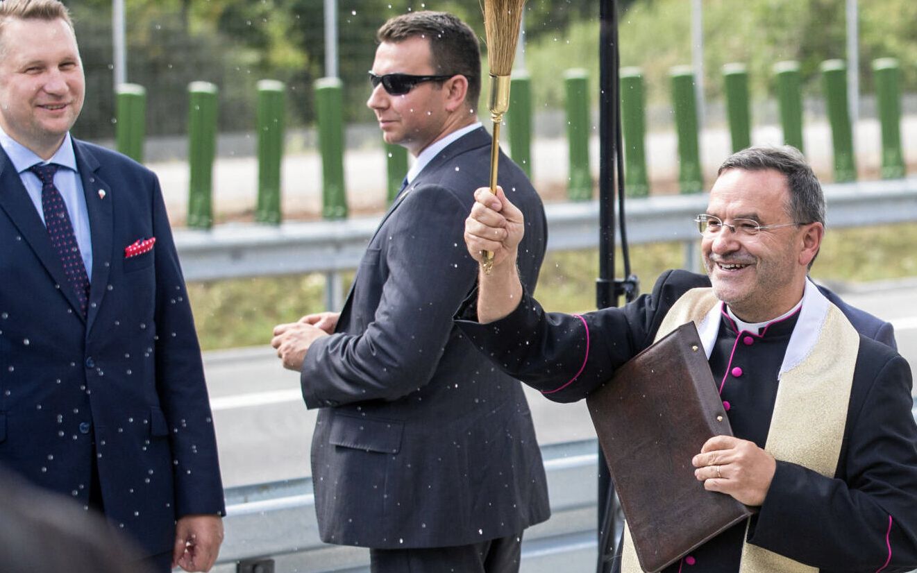 21.08.2018 Pulawy . Otwarcie obwodnicy Pulaw wchodzacej w sklad drogi ekspresowej S 12 .
Fot. Jakub Orzechowski / Agencja Gazeta