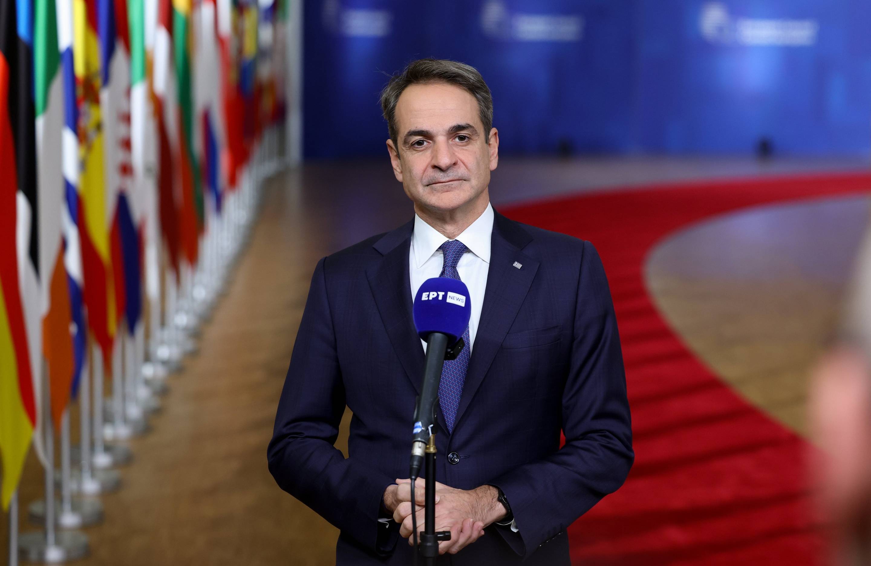 Premier Grecji Kyriakos Mitsotakis