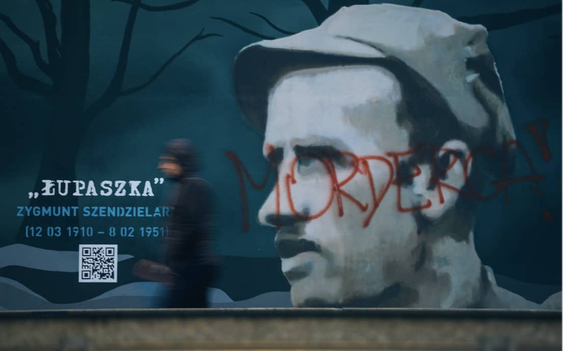 Grafika do artykułu „Łupaszko - żołnierz przeklęty”. W Białymstoku trwa walka między prawicą a mniejszością prawosławną