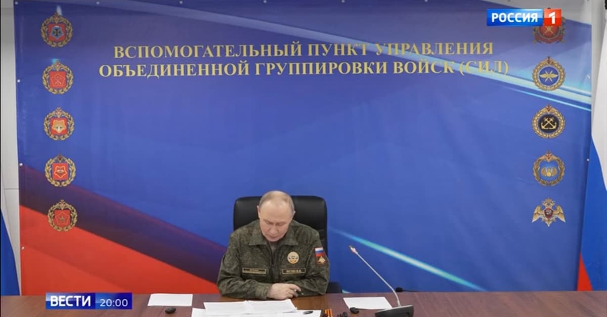 Putin nieoczekiwanie ogłasza, iż w zasadzie zdobył już, co chciał