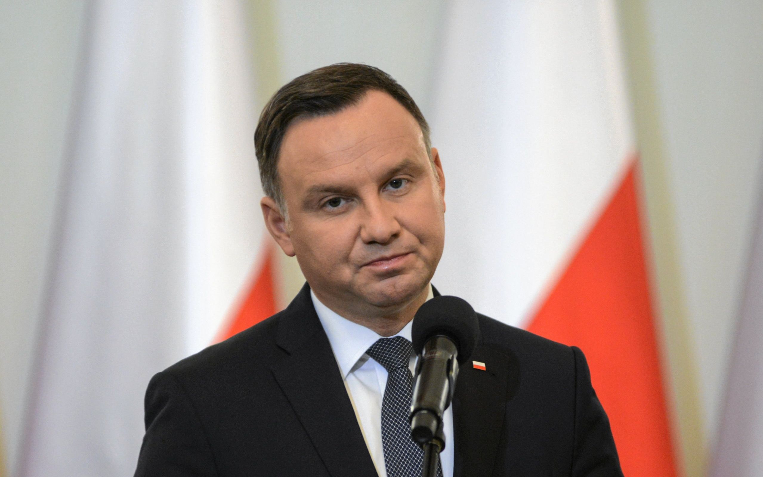18.01.2019 Warszawa , Palac Prezydencki . Prezydent Andrzej Duda podczas spotkania noworocznego Pary Prezydenckiej z przedstawicielami kosciolow i zwiazkow wyznaniowych oraz mniejszosci narodowych i etnicznych obecnych w Polsce .
Fot. Maciek Jazwiecki / Agencja Gazeta
