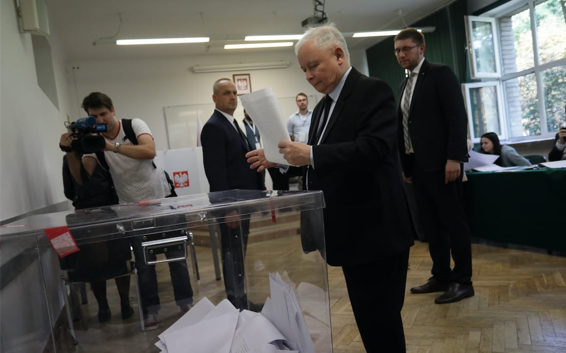 Grafika do artykułu IPSOS trafił: W exit poll odmawiali głównie wyborcy PiS, ale badacze nauczyli się korygować ten unik
