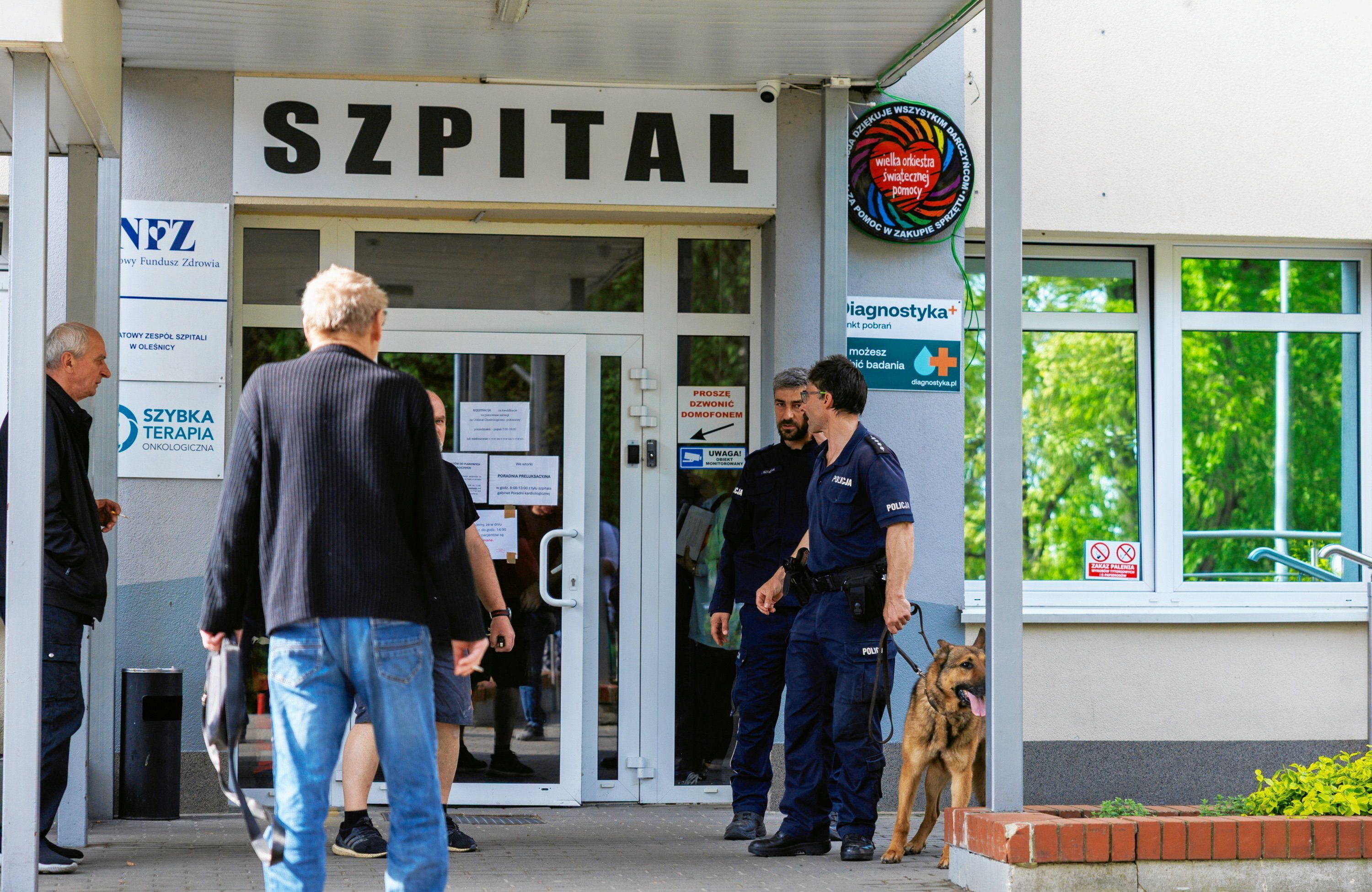 Alarm bombowy w szpitalu w Olesnicy