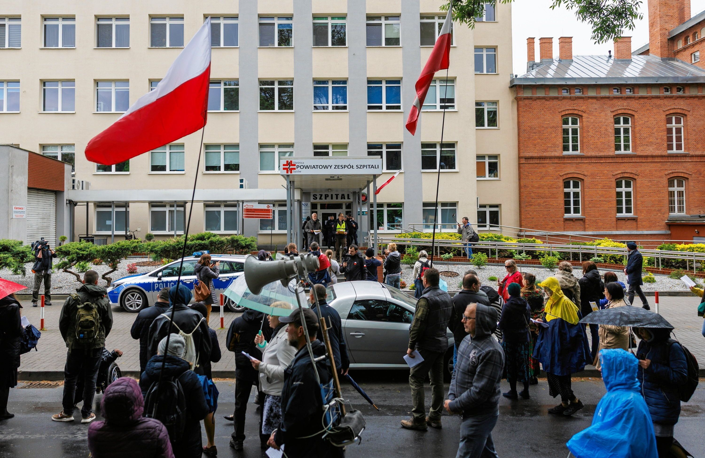Droga Krzyzowa w intencji powstrzymania aborcji w szpitalu w Olesnicy