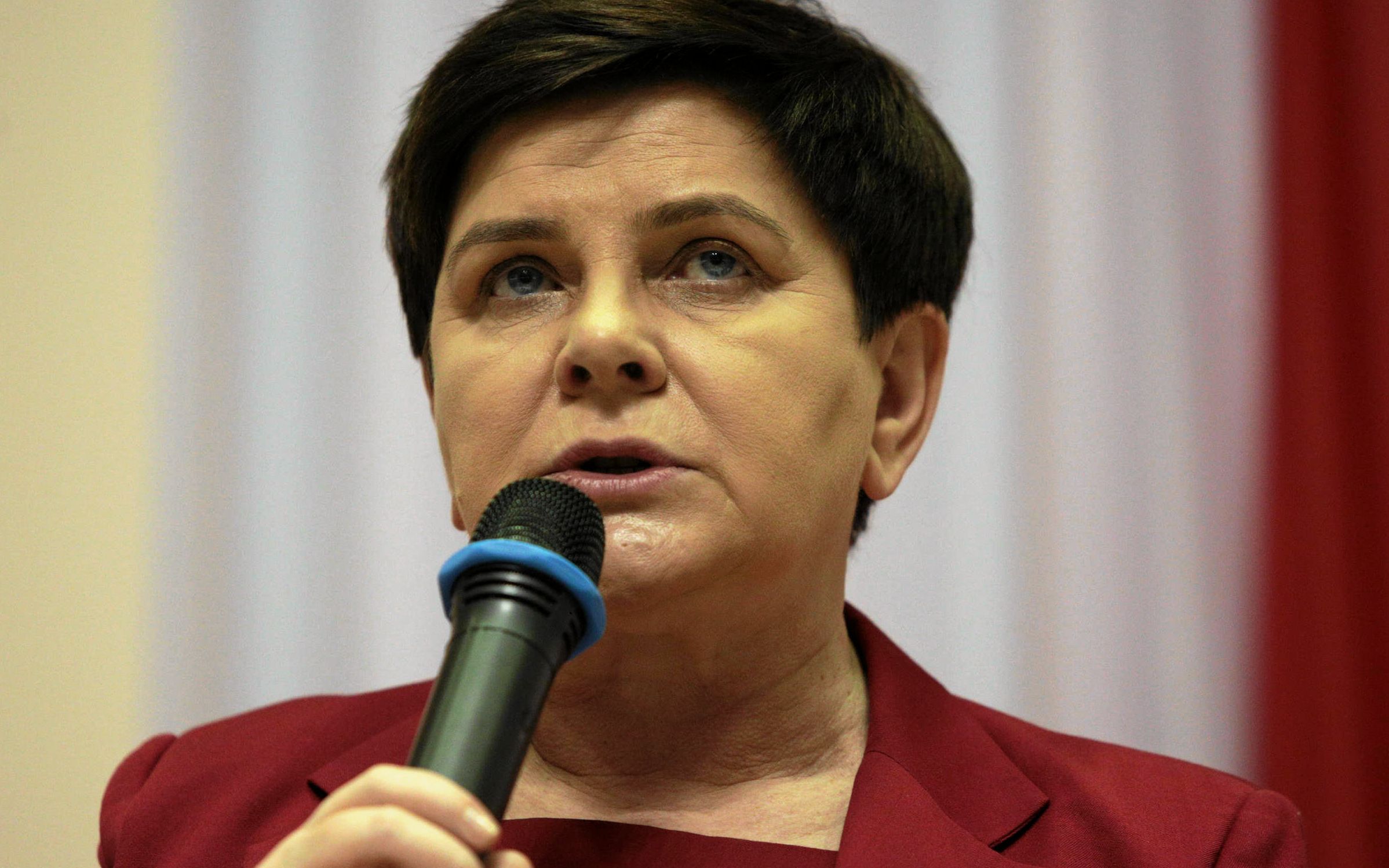28.02.2019 Kielce . Swietokrzyski Urzad Wojewodzki . Wicepremier Beata Szydlo podczas spotkania z przedstawicielami swietokrzyskich samorzadow i beneficjentami rzadowych programow spolecznych .
Fot. Pawel Malecki / Agencja Gazeta