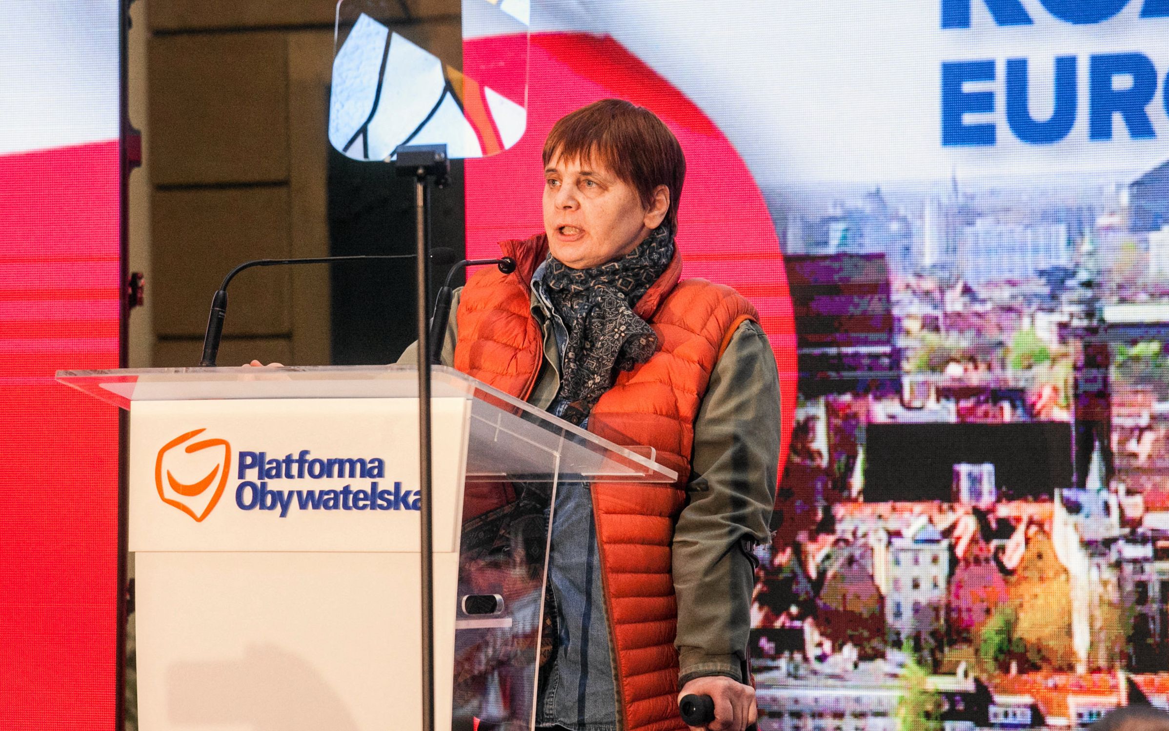30.03.2019 Wroclaw . Konwencja Koalicji Europejskiej . Janina Ochojska .
Fot . Krzysztof Cwik / Agencja Gazeta