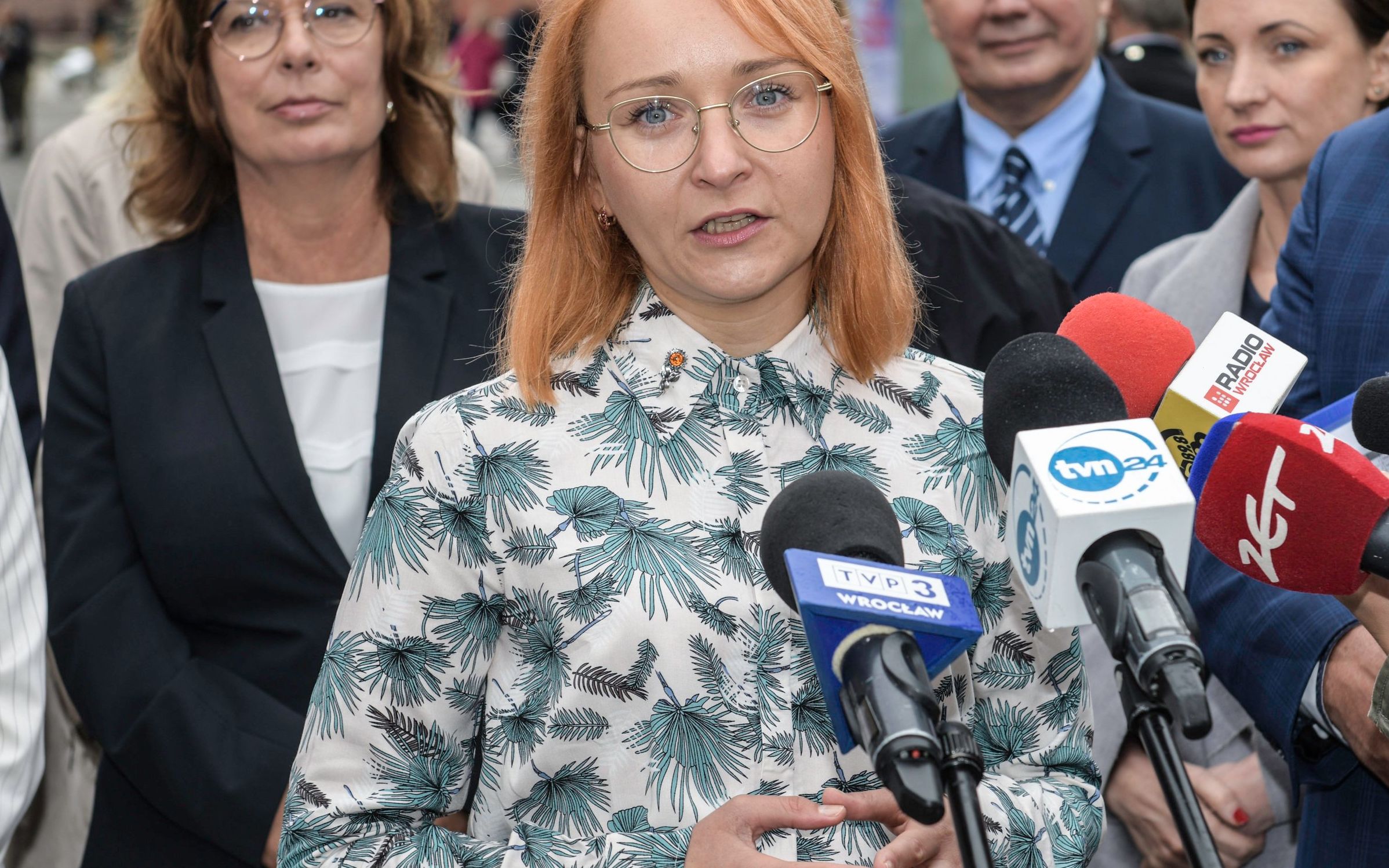 21.08.2019 Wroclaw . Malgorzata Tracz . Prezentacja kandydatow do sejmu i senatu Koalicji Obywatelskiej na Dolnym Slasku .
Fot. Tomasz Pietrzyk / Agencja Gazeta