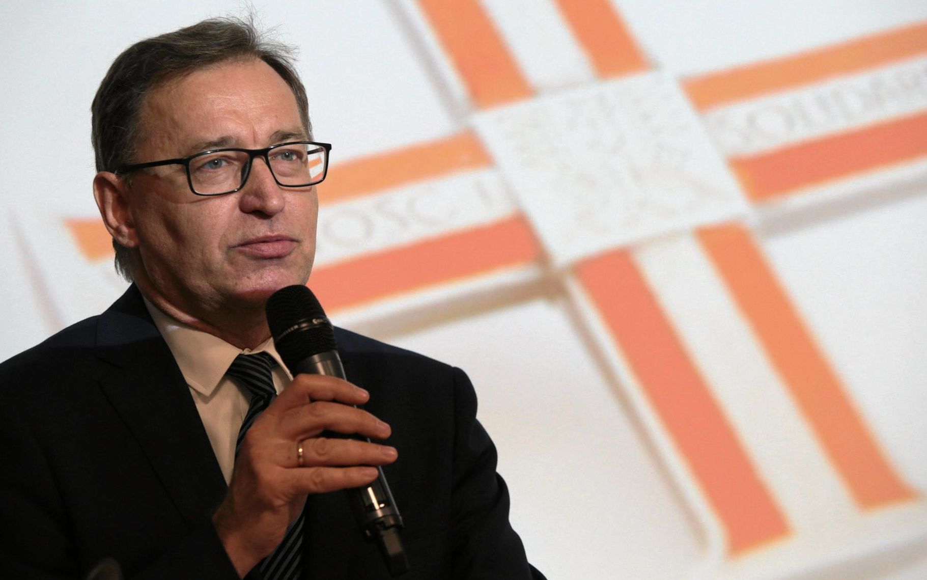 18.10.2019 Kielce , Przystanek Historia IPN . Uroczystosc wreczenia Krzyza Wolnosci i Solidarnowsci . N/z Jaroslaw Szarek .
Fot. Pawel Malecki / Agencja Gazeta