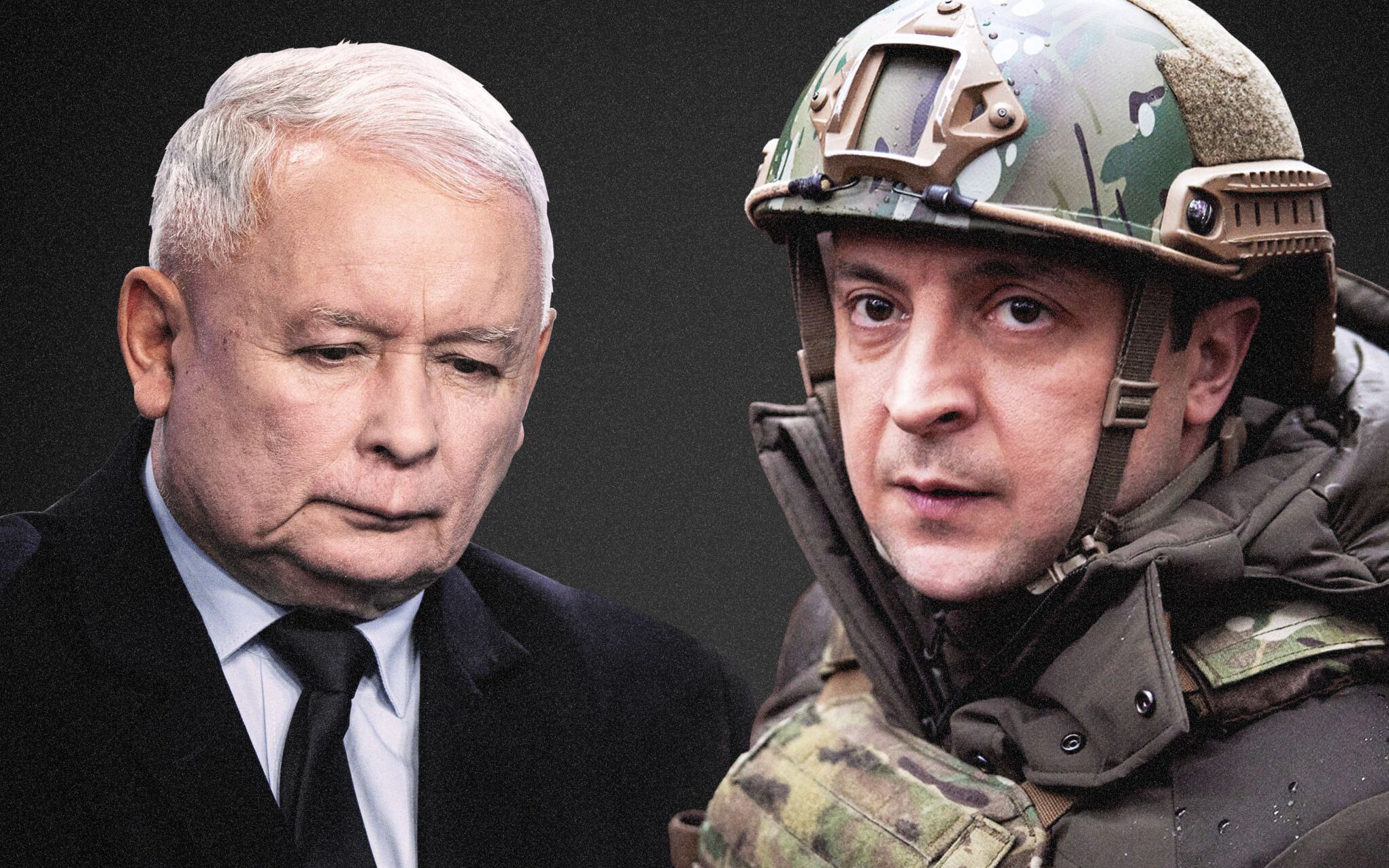 Grafika do artykułu Czy Zełenski krytykuje Kaczyńskiego? Nie o to chodzi, zwraca się przecież do Rosjan