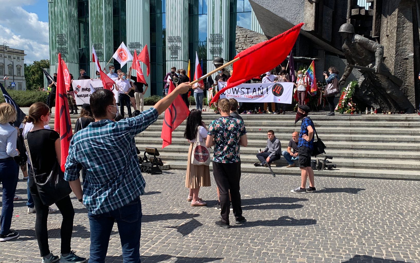 Grafika do artykułu Sendlerowa, Baczyński, „Grot”… Antyfaszyści przypomnieli o lewicowych Powstańcach