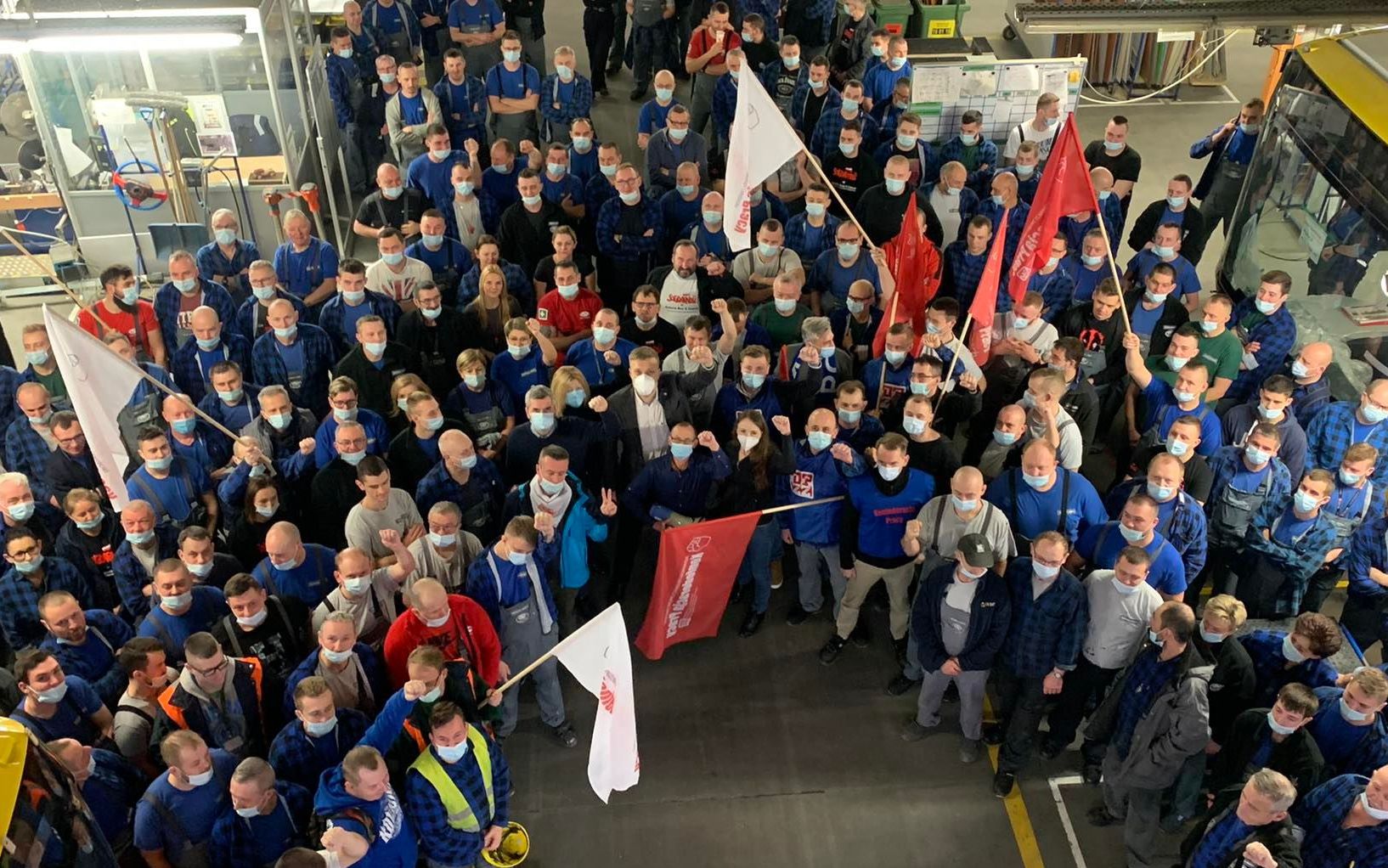 Grafika do artykułu Strajk generalny w Solaris Bus & Coach. Pracownicy domagają się 800 zł podwyżki