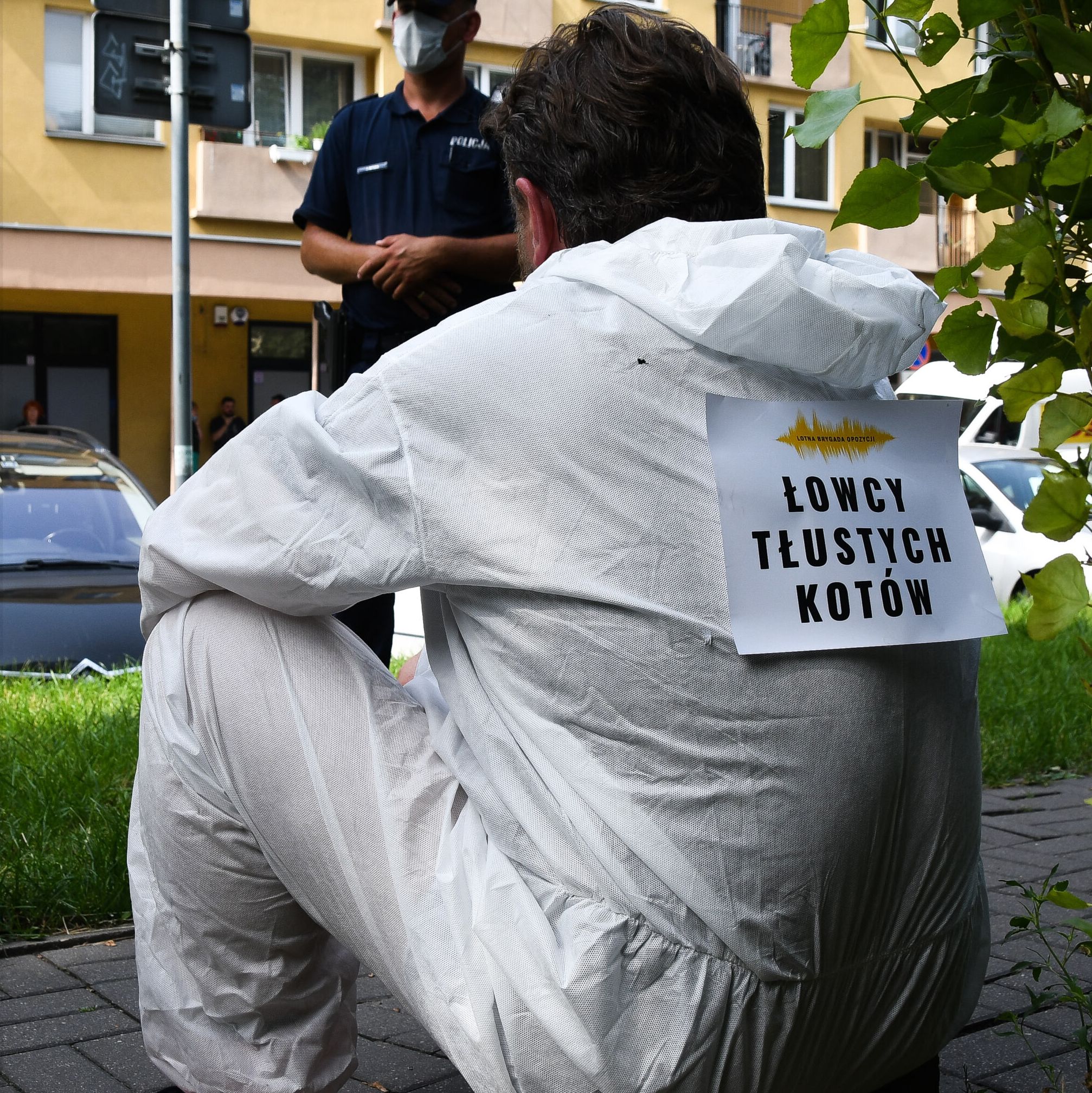 Warszawa, 14.07.2021. Lotna Brygada Opozycji w Orlenie