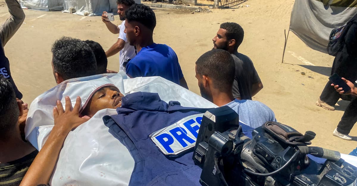 Atak Izraela na szpital w Gazie. Nie żyje 5 dziennikarzy