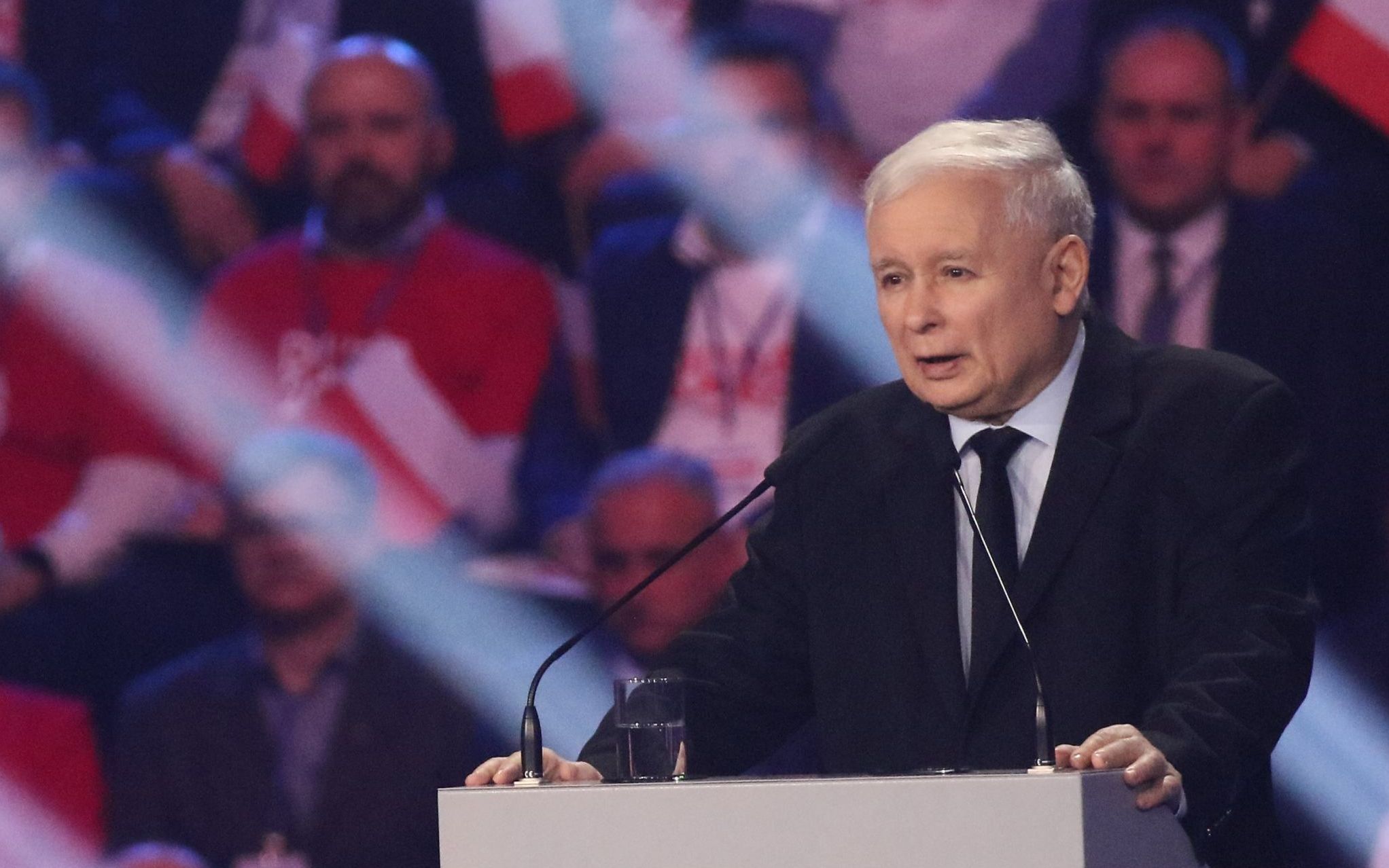15.02.2020  Warszawa , ul Pradzynskiego , Expo XXI . Konwencja Wyborcza Andrzeja Dudy . Jaroslaw Kaczynski .
Fot. Slawomir Kaminski / Agencja  Gazeta