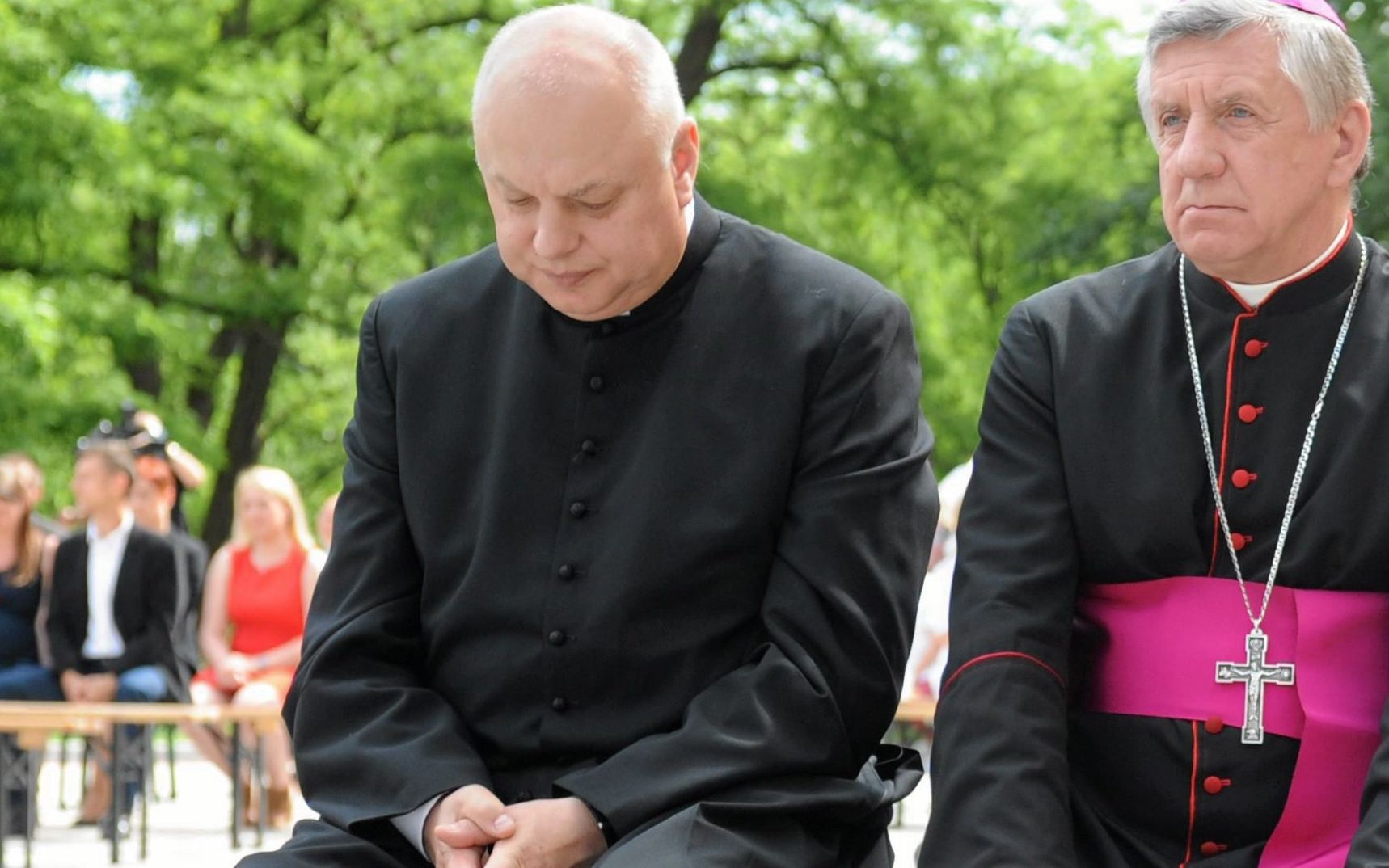 19.06.2017 Szczecin , Szpital Rehabilitacyjny . Od lewej : ks. Andrzej Dymer , abp Andrzej Dziega ( e z kreska ) , bp Marian Blazej Kruszyłowicz ( l z kreska ) i bp Henryk Wejman . Uroczyste otwarcie szpitala im. Sw. Karola Boromeusza
Fot. Krzysztof Hadrian / Agencja Gazeta