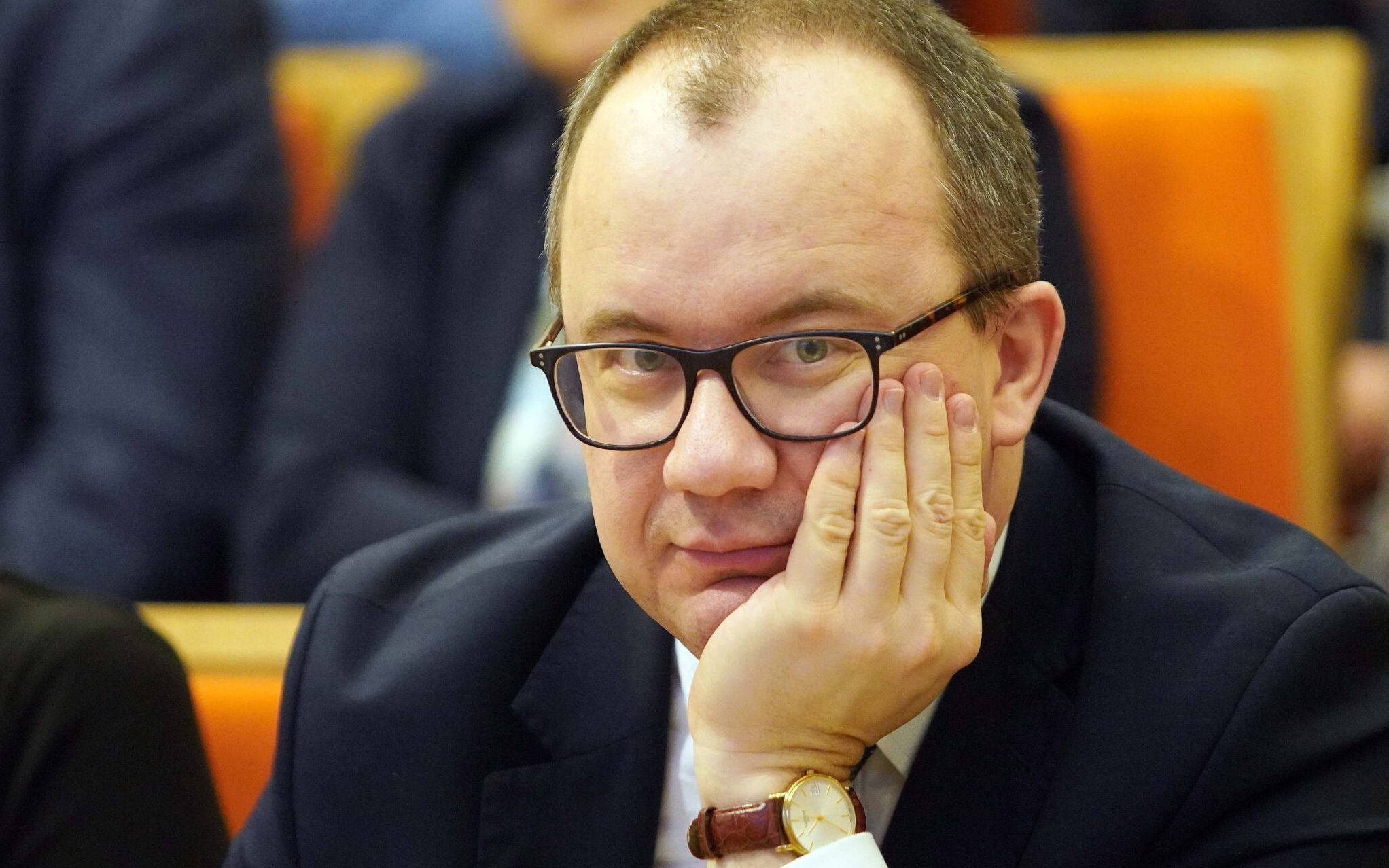 06.03.2020 Czestochowa , ulica Zbierskiego . Uniwersytet imienia Jana Dlugosza . Rzecznik Praw Obywatelskich Adam Bodnar podczas II Czestochowskiej Konferencji Prawniczej zorganizowanej przez Okregowa Rade Adwokacka w Czestochowie i Iustitia Oddzial Slaski . 
Fot. Grzegorz Skowronek / Agencja Gazeta