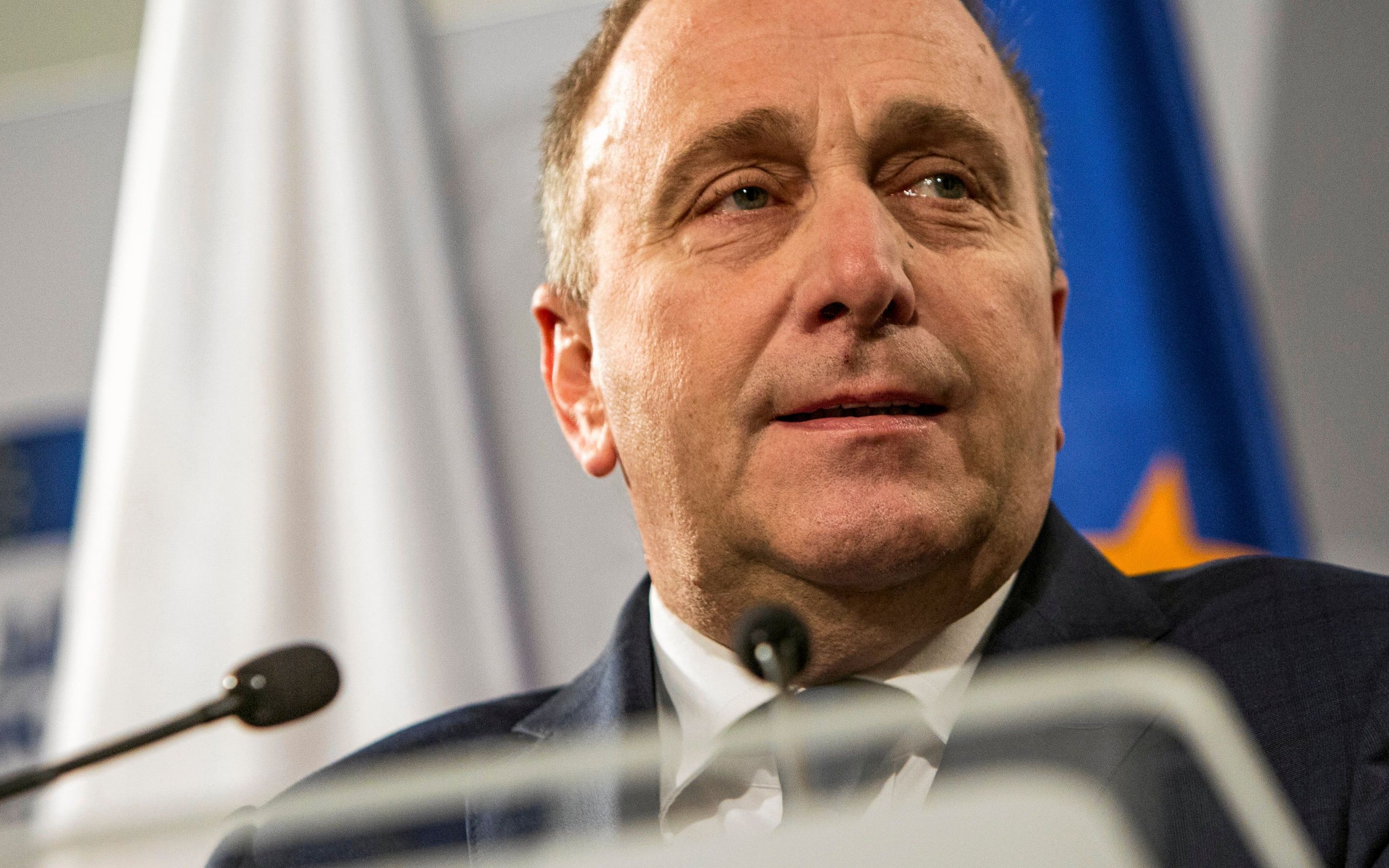 13.04.2019 Rzeszow. Sala konferencyjna Hotelu Bristol. Regionalna Konwencja Koalicji Europejskiej. Grzegorz Schetyna - przewodniczący PO.