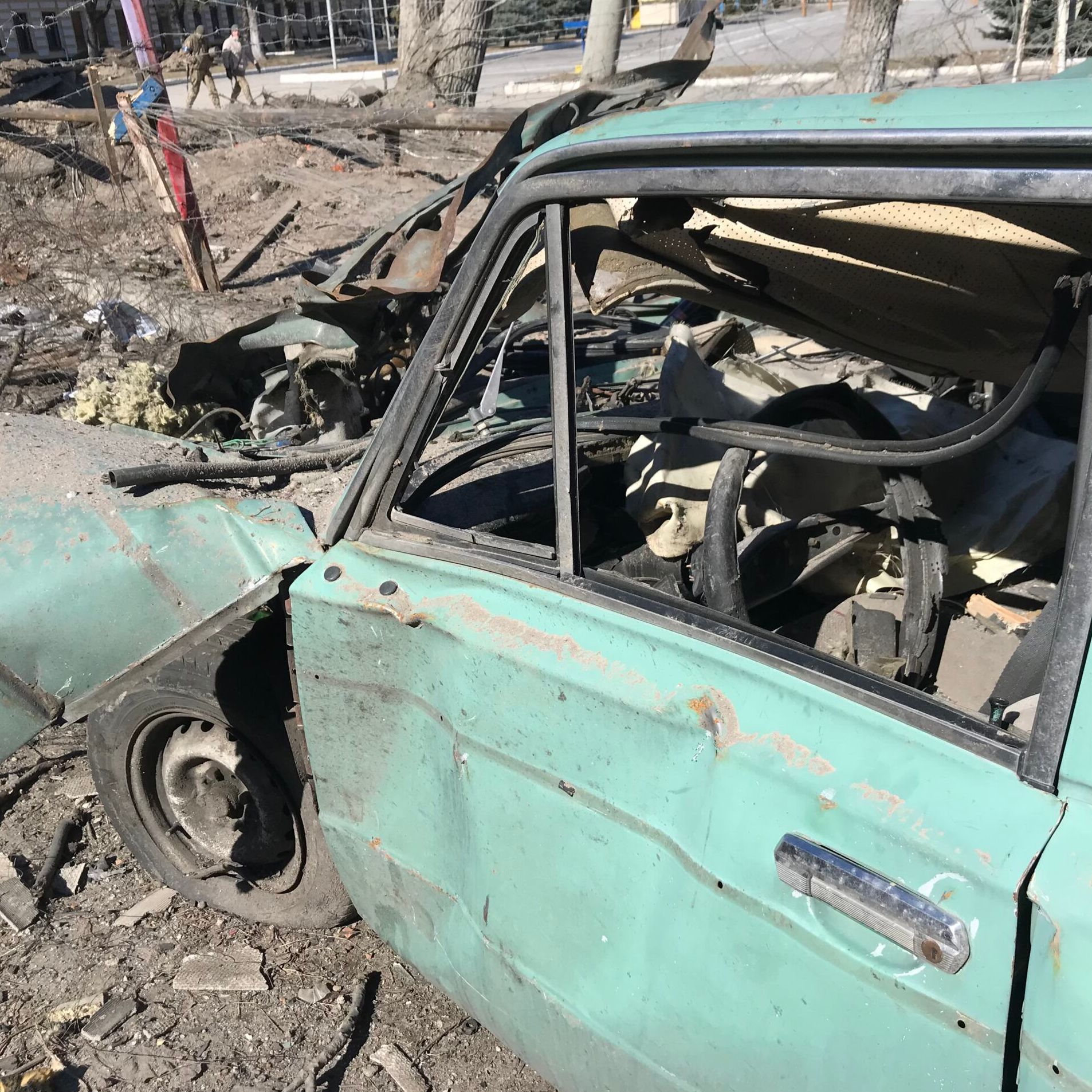 Napaść Rosji na Ukrainę. Zniszczenia w Żytomierzu