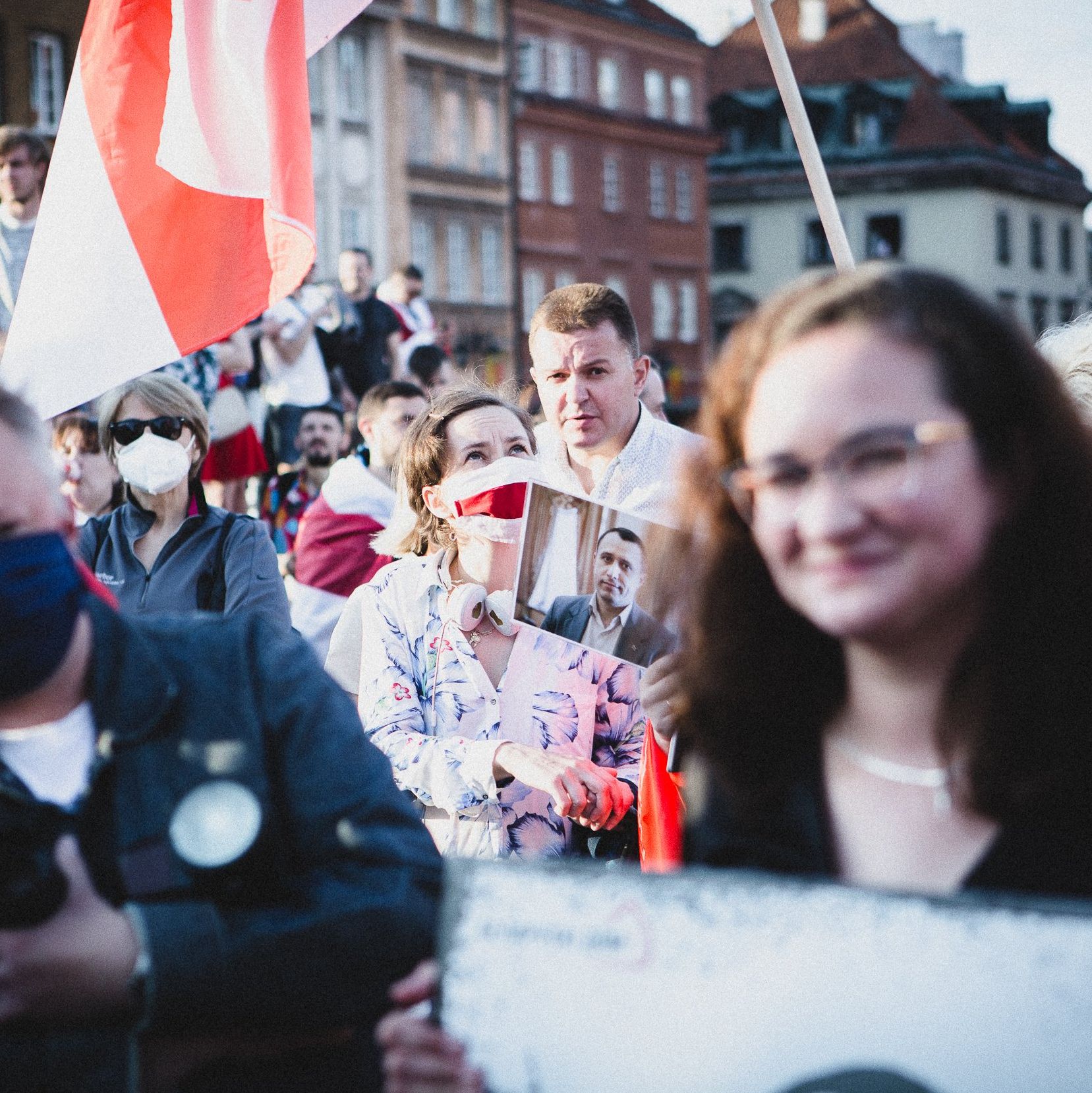 Warszawa, 03.06.2021. Spotkanie ze Swiatlaną Cichanouską w Warszawie