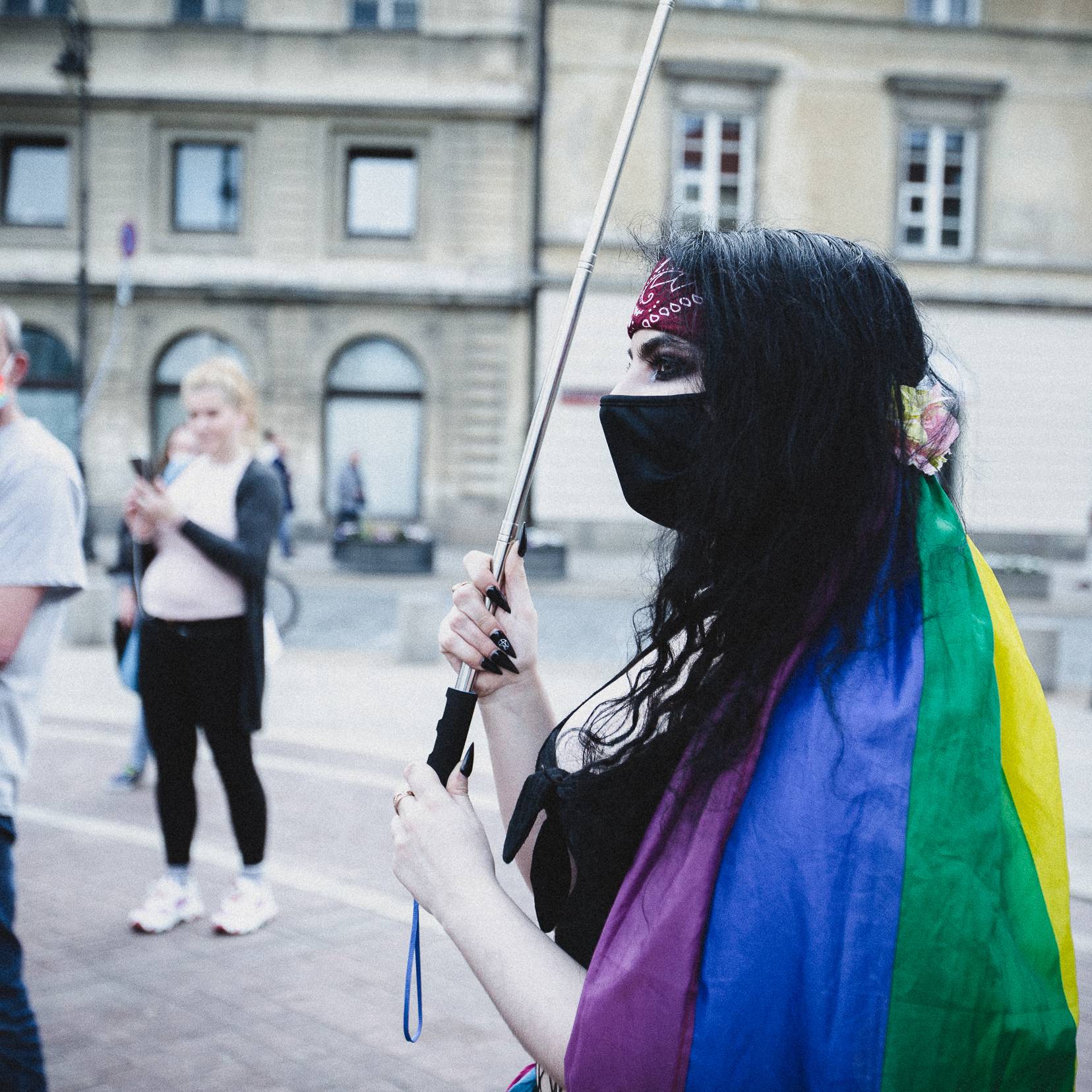 Warszawa, 18.05.2021. Międzynarodowy Dzień Przeciw Homofobii, Transfobii i Bifobii