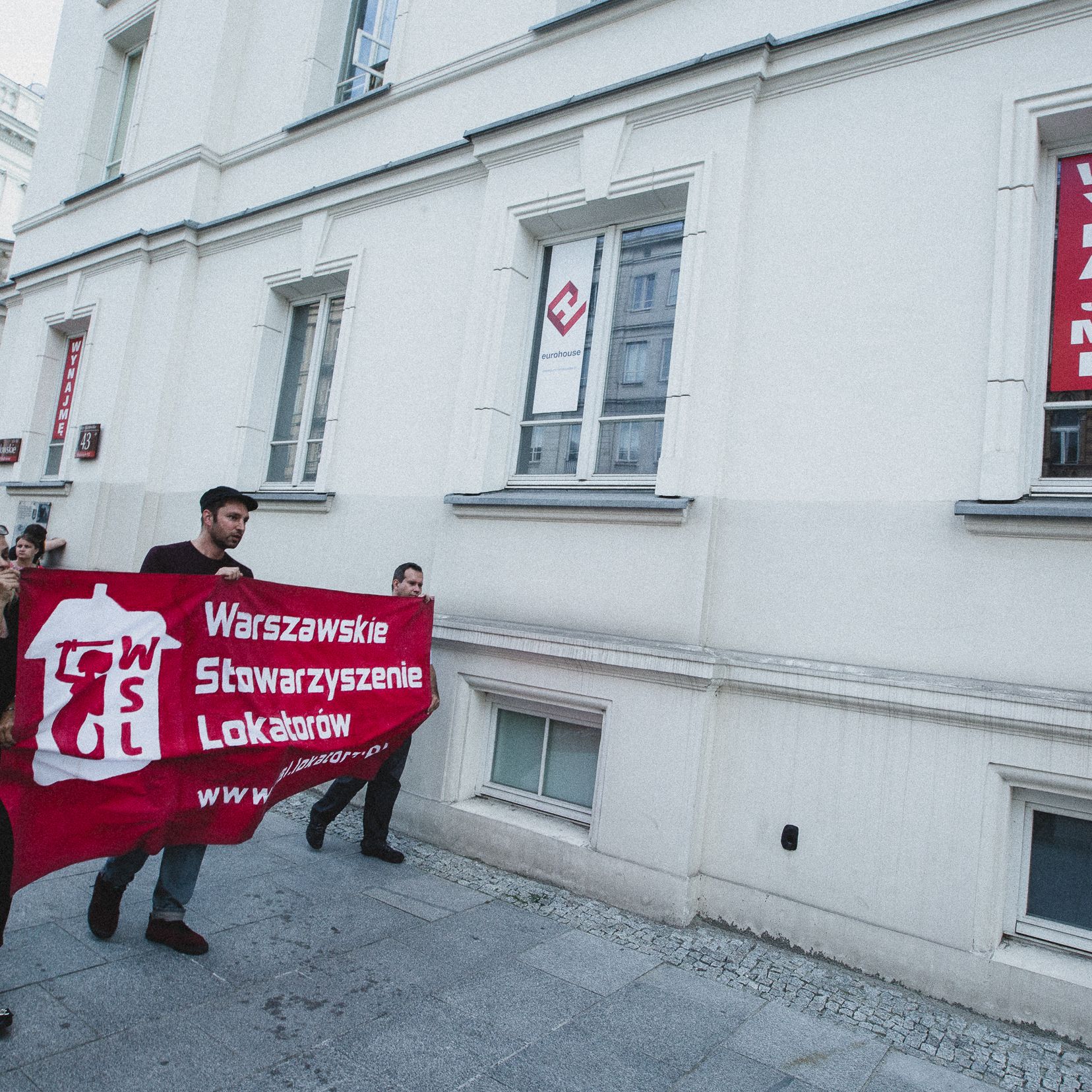Warszawa, 19.07.2021. Lokatorzy: ani dnia więcej reprywatyzacji